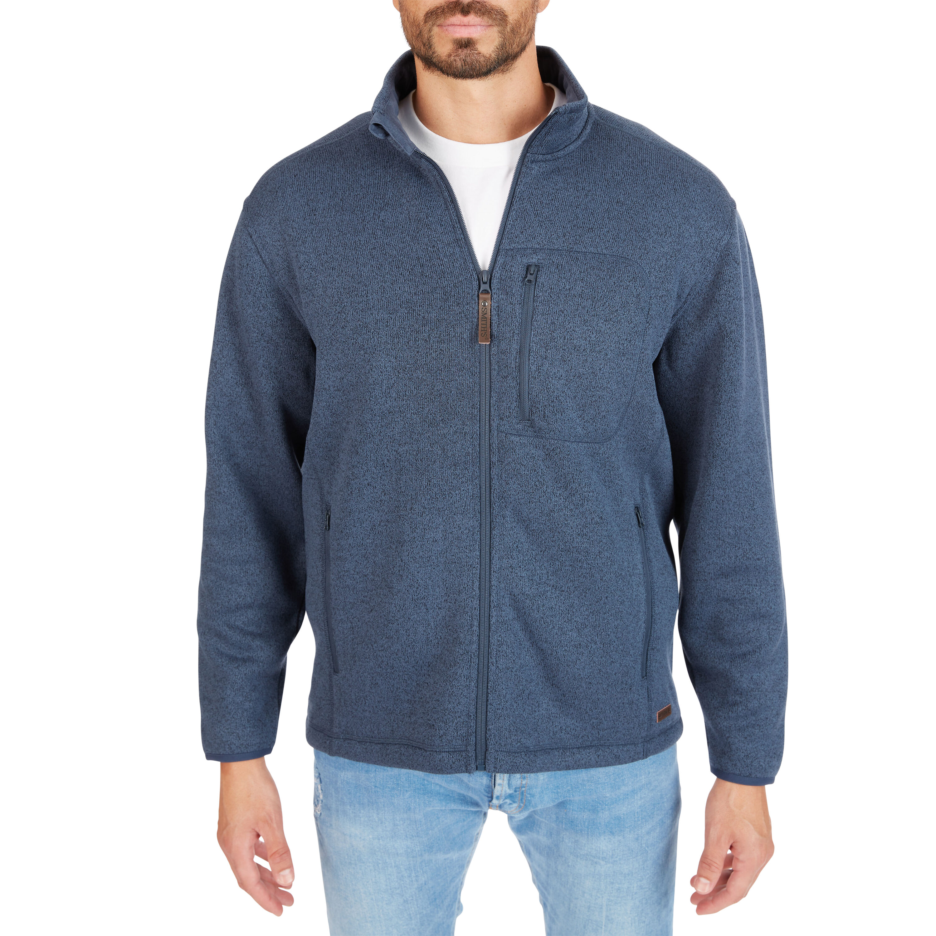 Abrigo de polar aislado de poliéster en azul pizarra para hombre de Smith's Workwear (Grande)