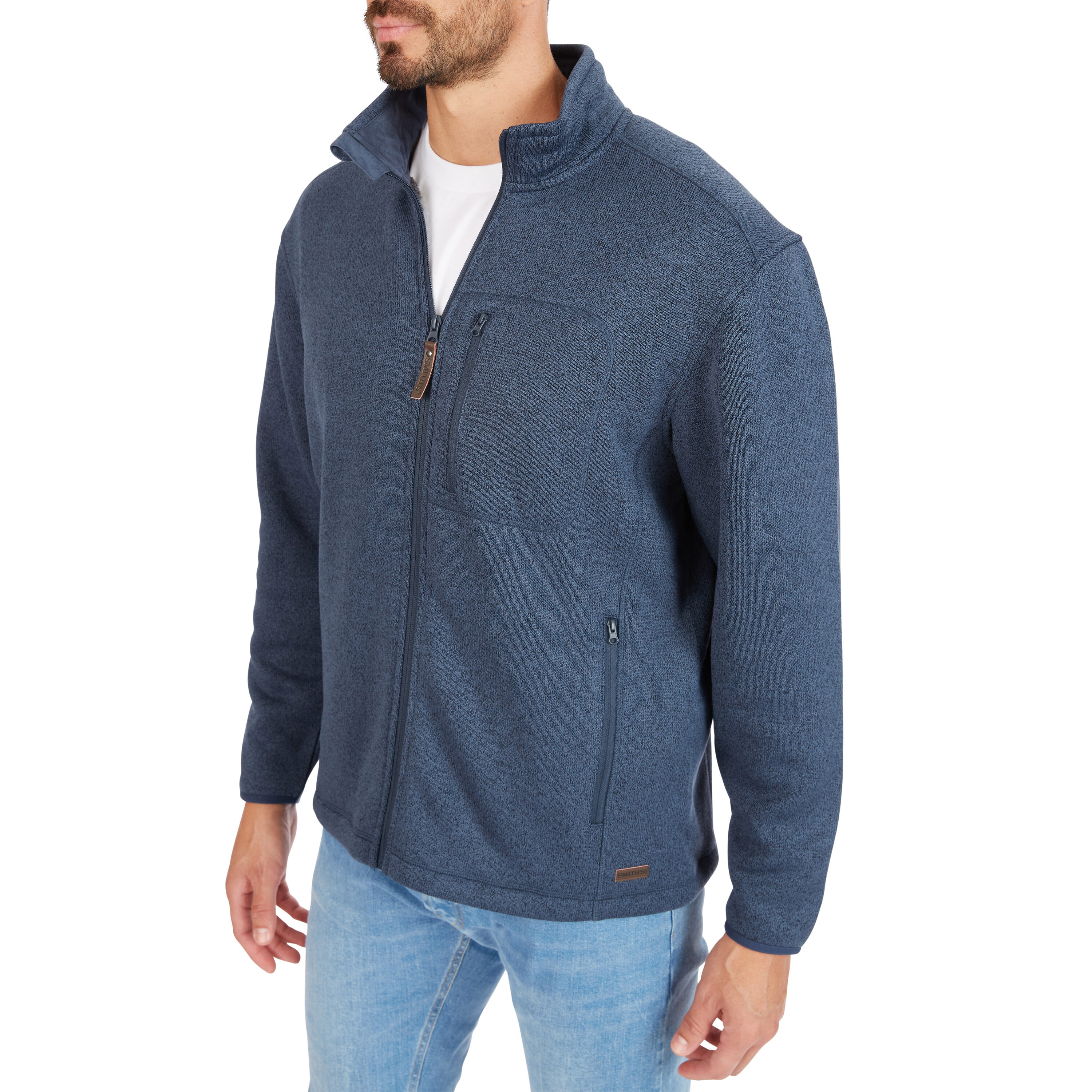 Abrigo de polar aislado de poliéster en azul pizarra para hombre de Smith's Workwear (Grande)