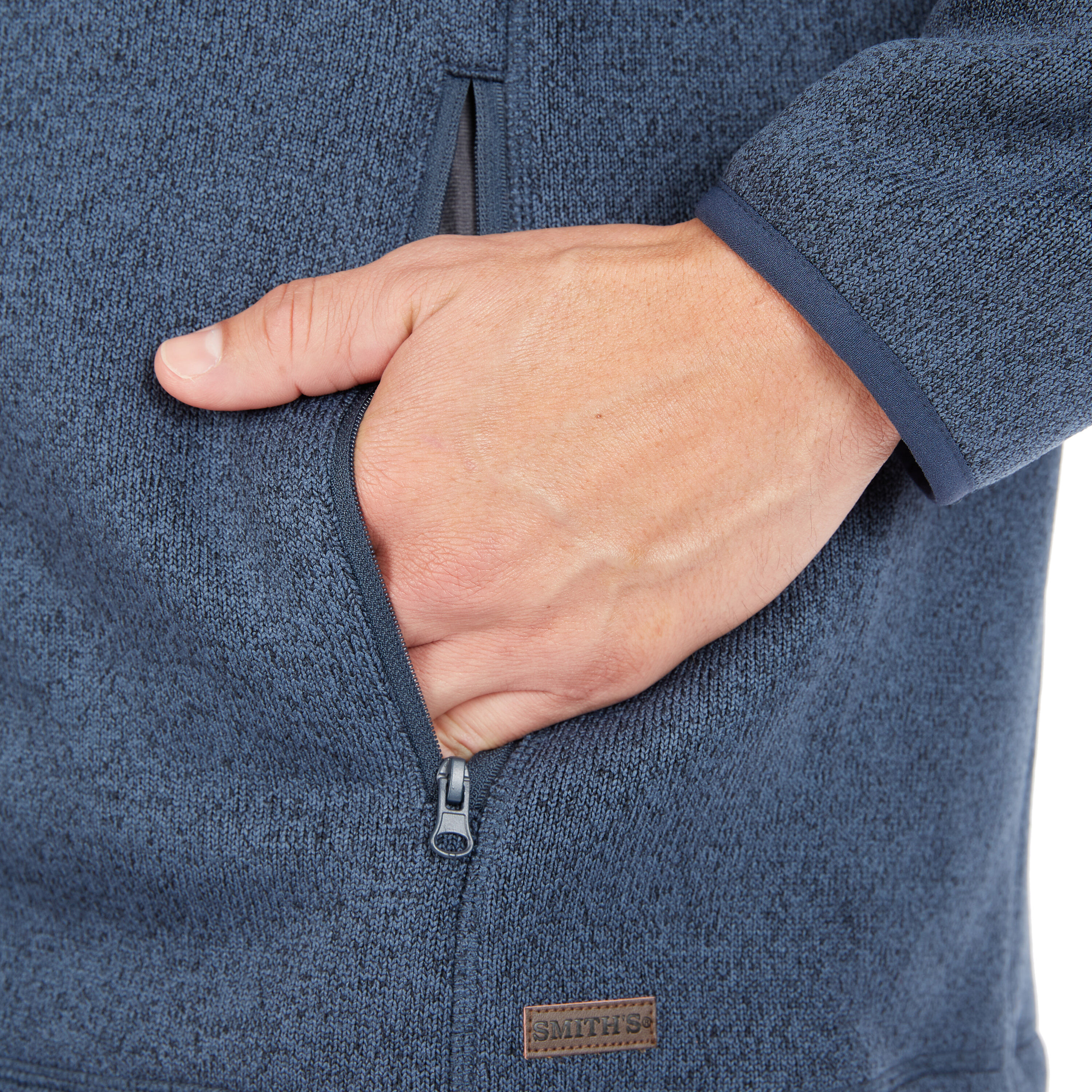 Abrigo de polar aislado de poliéster en azul pizarra para hombre de Smith's Workwear (Grande)
