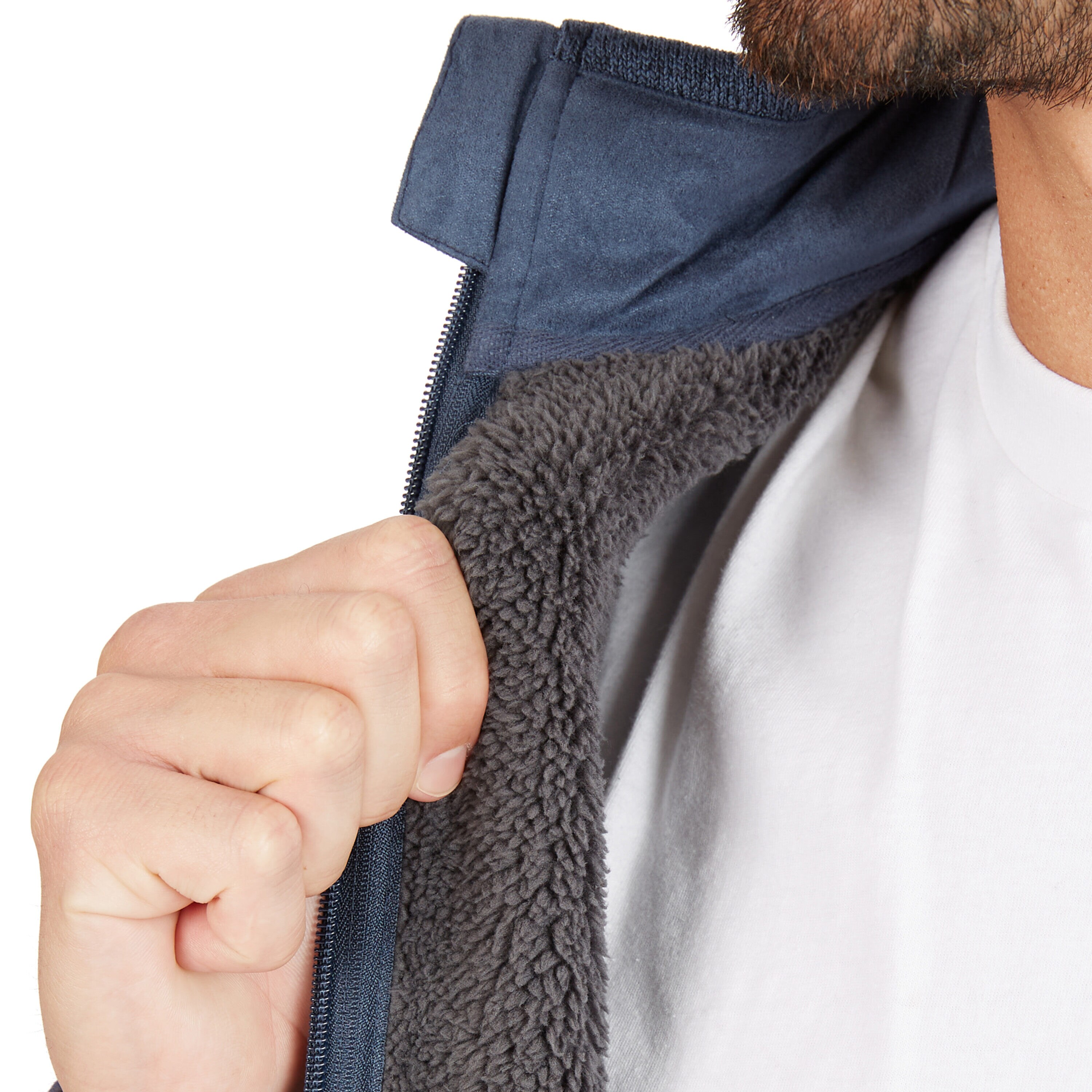 Abrigo de polar aislado de poliéster en azul pizarra para hombre de Smith's Workwear (Grande)