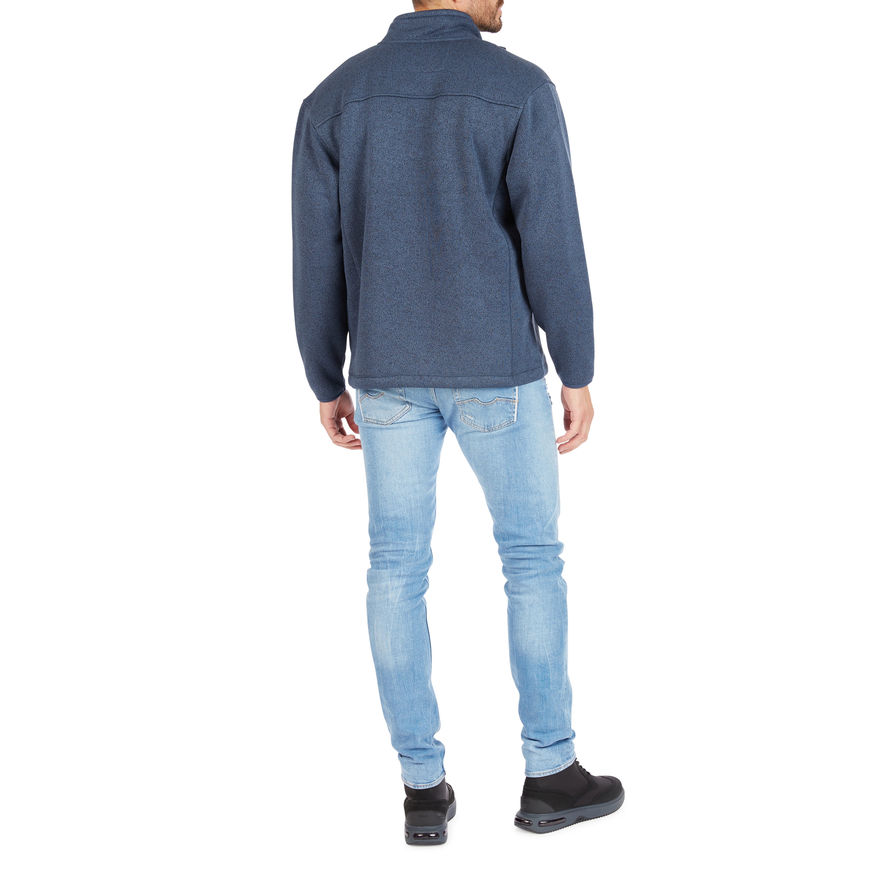 Abrigo de polar aislado de poliéster en azul pizarra para hombre de Smith's Workwear (Grande)