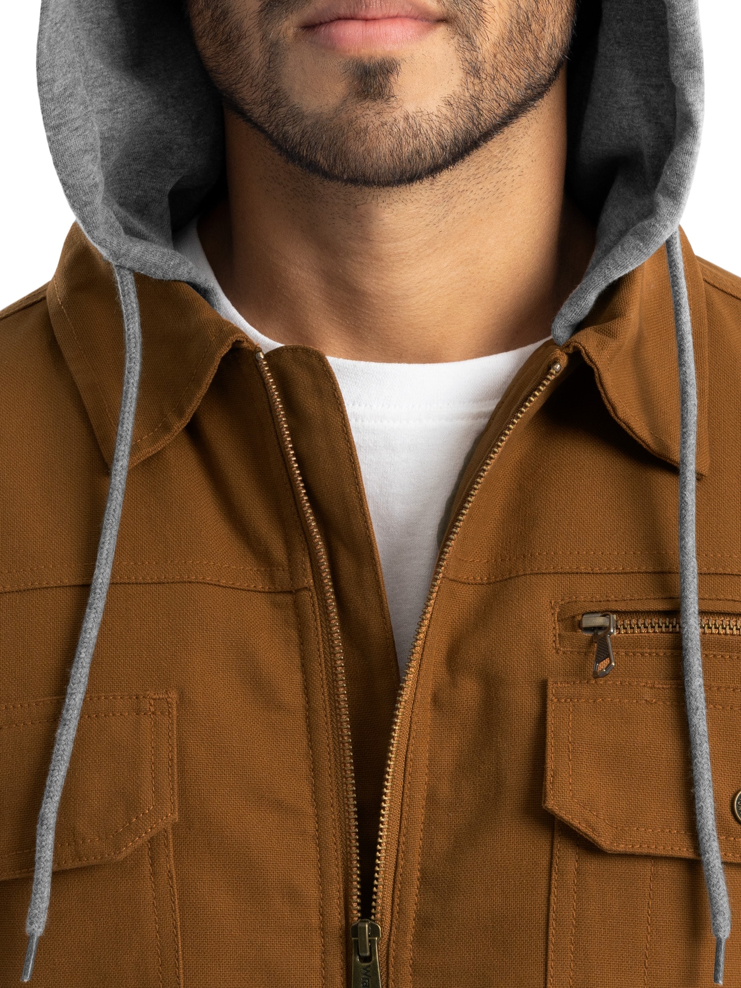Chamarra con capucha y aislamiento de punto de pato de peso medio para hombre de Wrangler (talla extra grande) 65202-DCK-XL