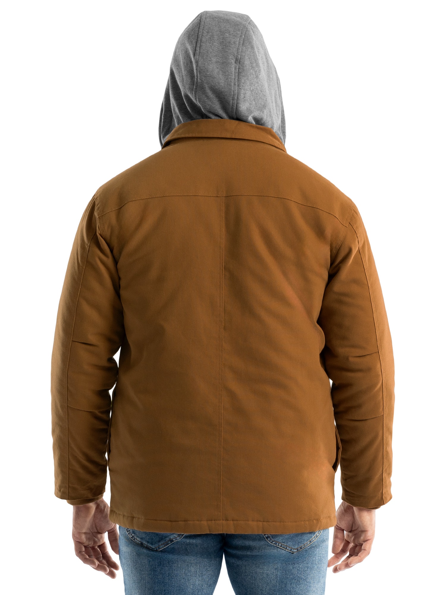Chamarra con capucha y aislamiento para hombre Wrangler de peso medio en piel de pato (Talla XXL) 65202-DCK-XXL