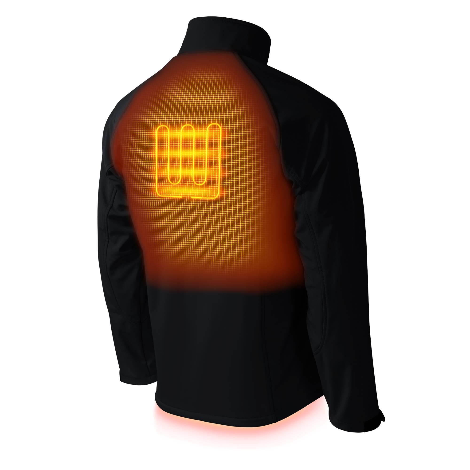 Chamarra Térmica Ligera para Hombre en Color Negro (Grande)