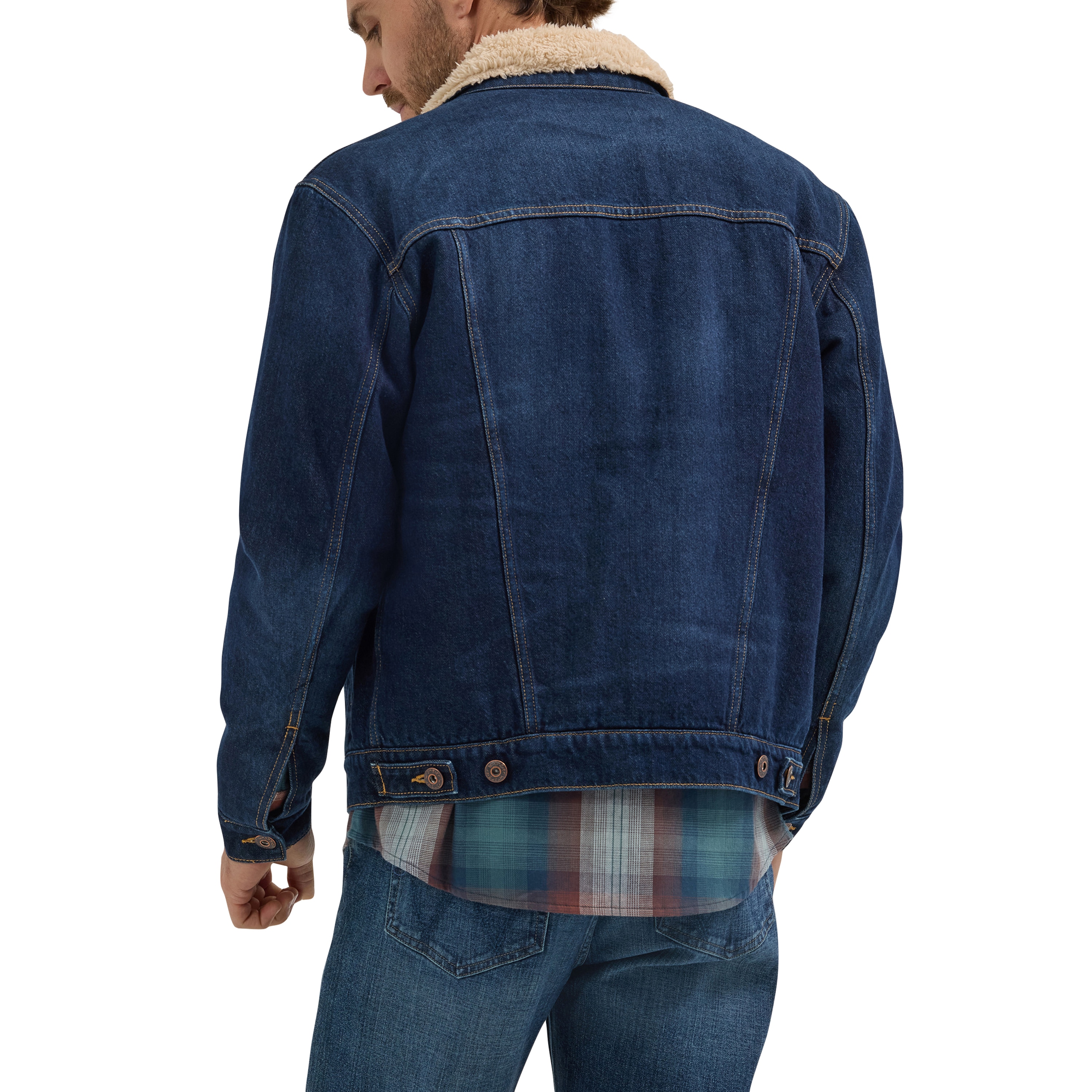 Chamarra de Trabajo de Mezclilla Pesada para Hombre de Wrangler (Talla Mediana)