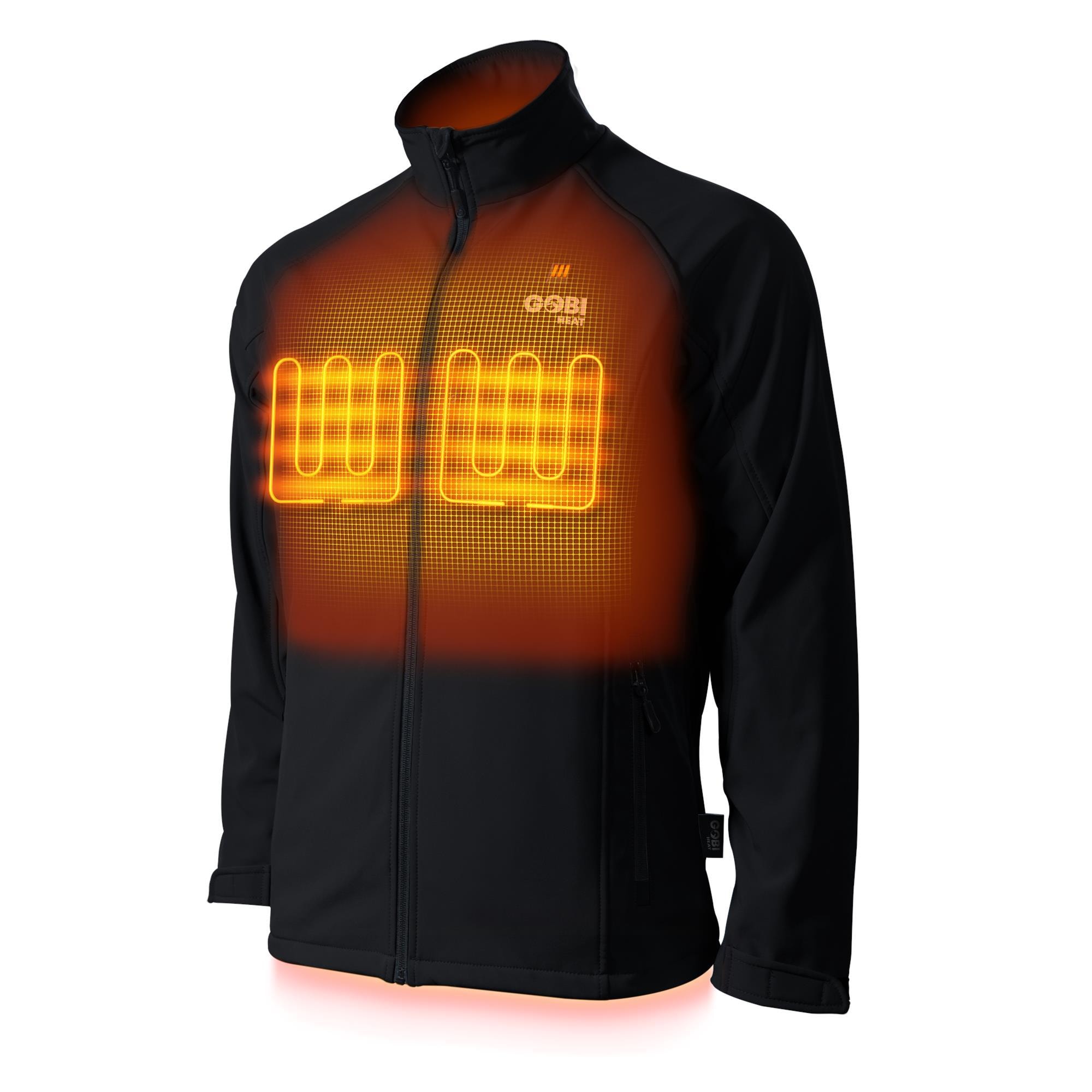 Chamarra térmica ligera para hombre en color negro de Gobi Heat (4XL) SA-ON-4XL