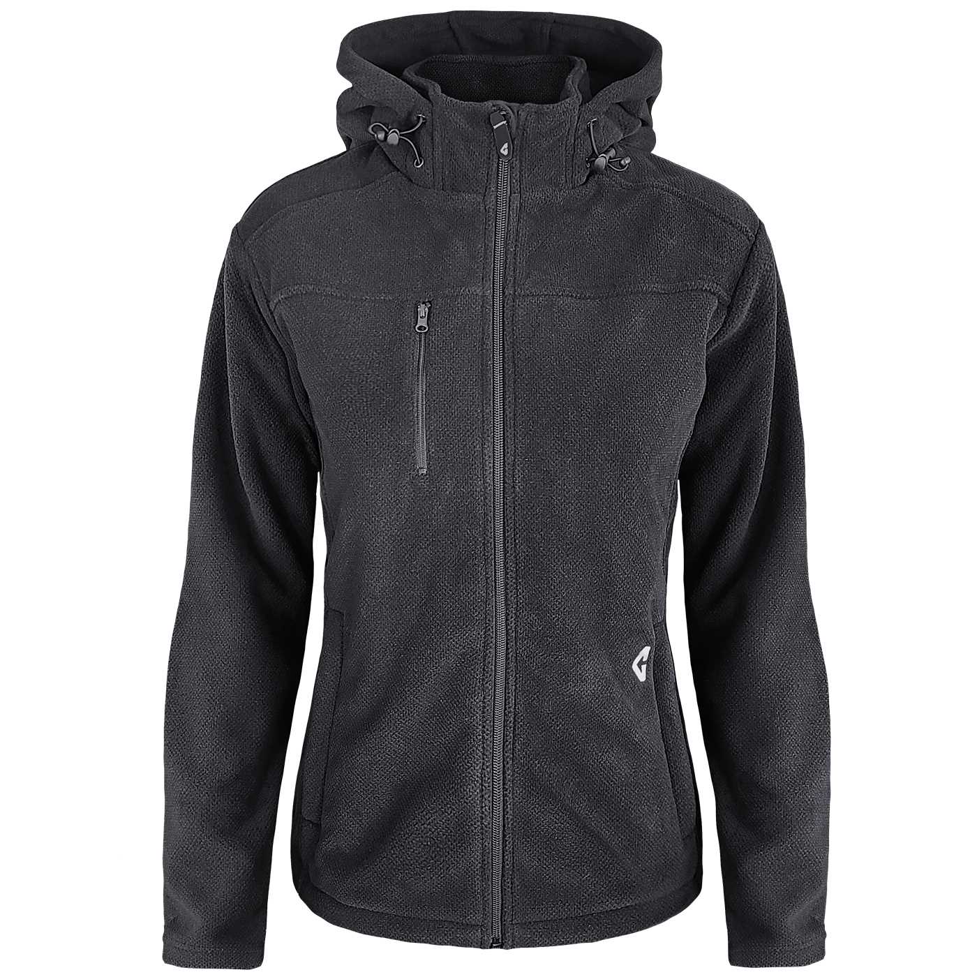 Chamarra con Capucha y Calefacción de Peso Medio para Mujer en Gris Talla Mediana de Gerbing (Grande) Batería y Cargador Incluidos GER-TFJKT-7V-W-G-L