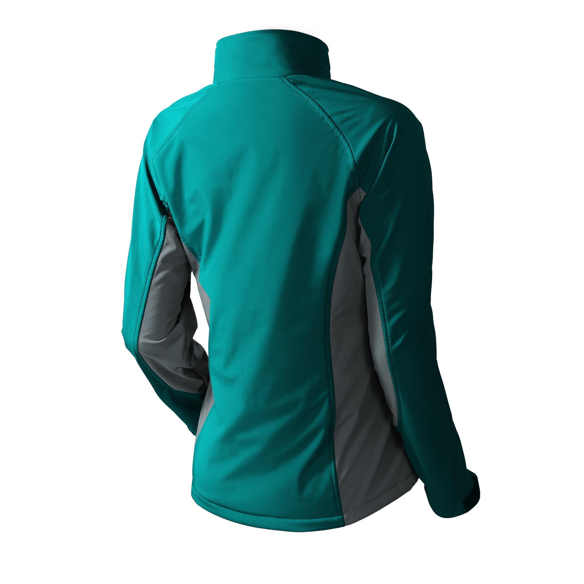 Chamarra térmica para mujer en Verde/Gris de Gobi Heat (Talla Mediana)
