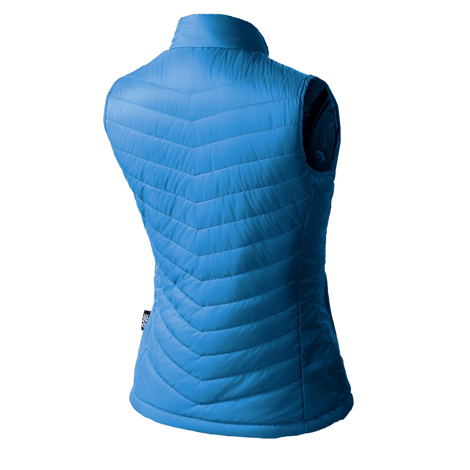 Chaleco Térmico de Poliéster Azul para Mujer de Gobi Heat Talla Pequeña