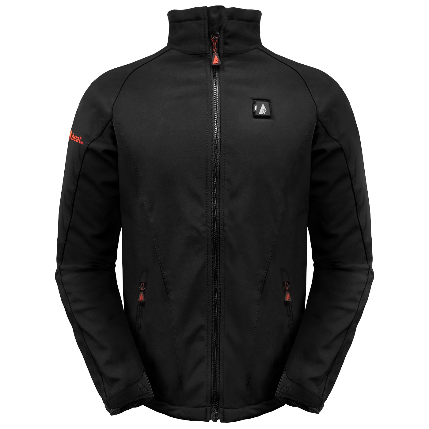 Chamarra ligera calentada para hombre en color negro (talla extra grande)