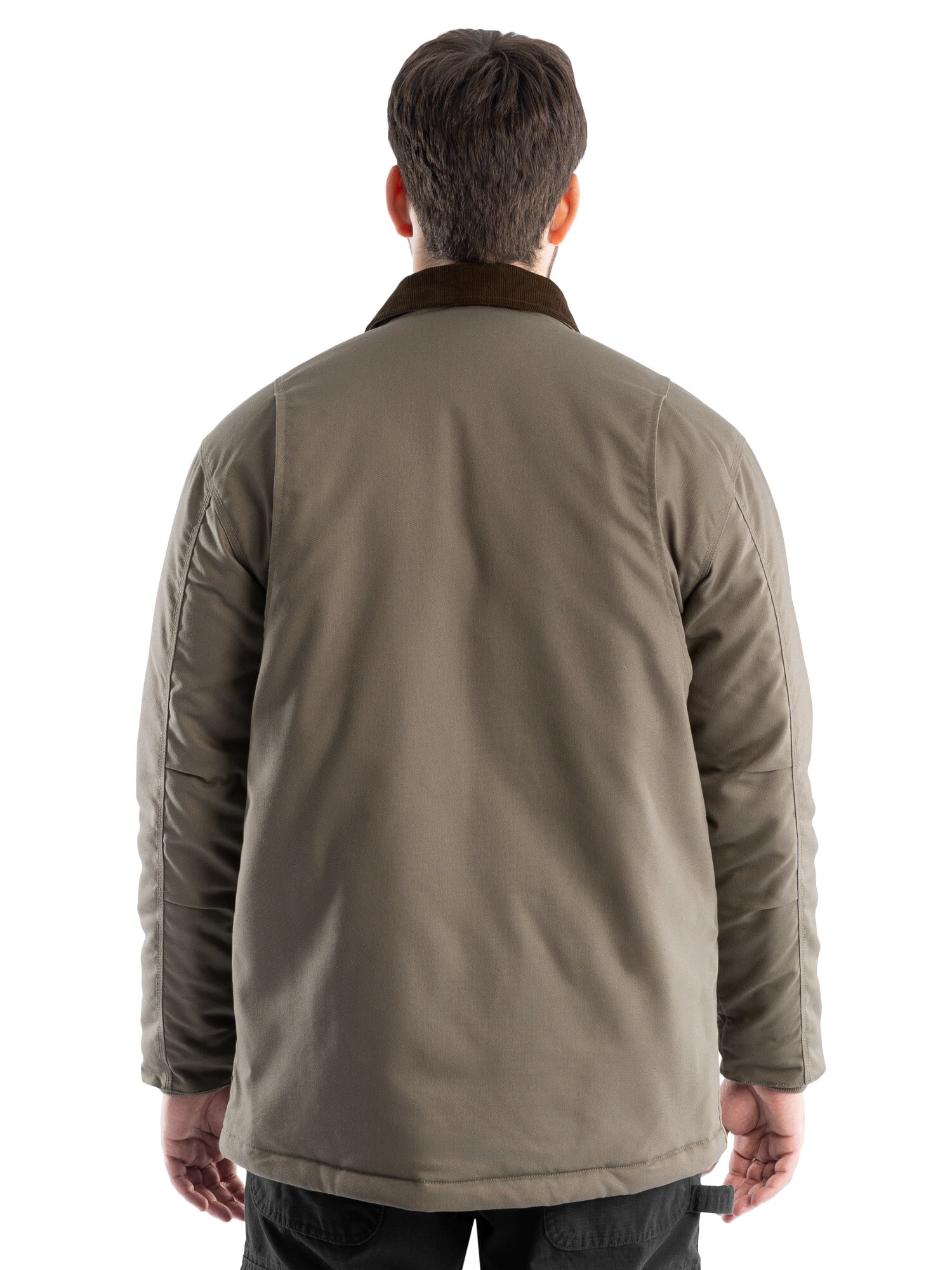 Camisa chaqueta acolchada de punto color cuerda elástica para hombre de Wrangler (talla grande) 65353-BNG-L