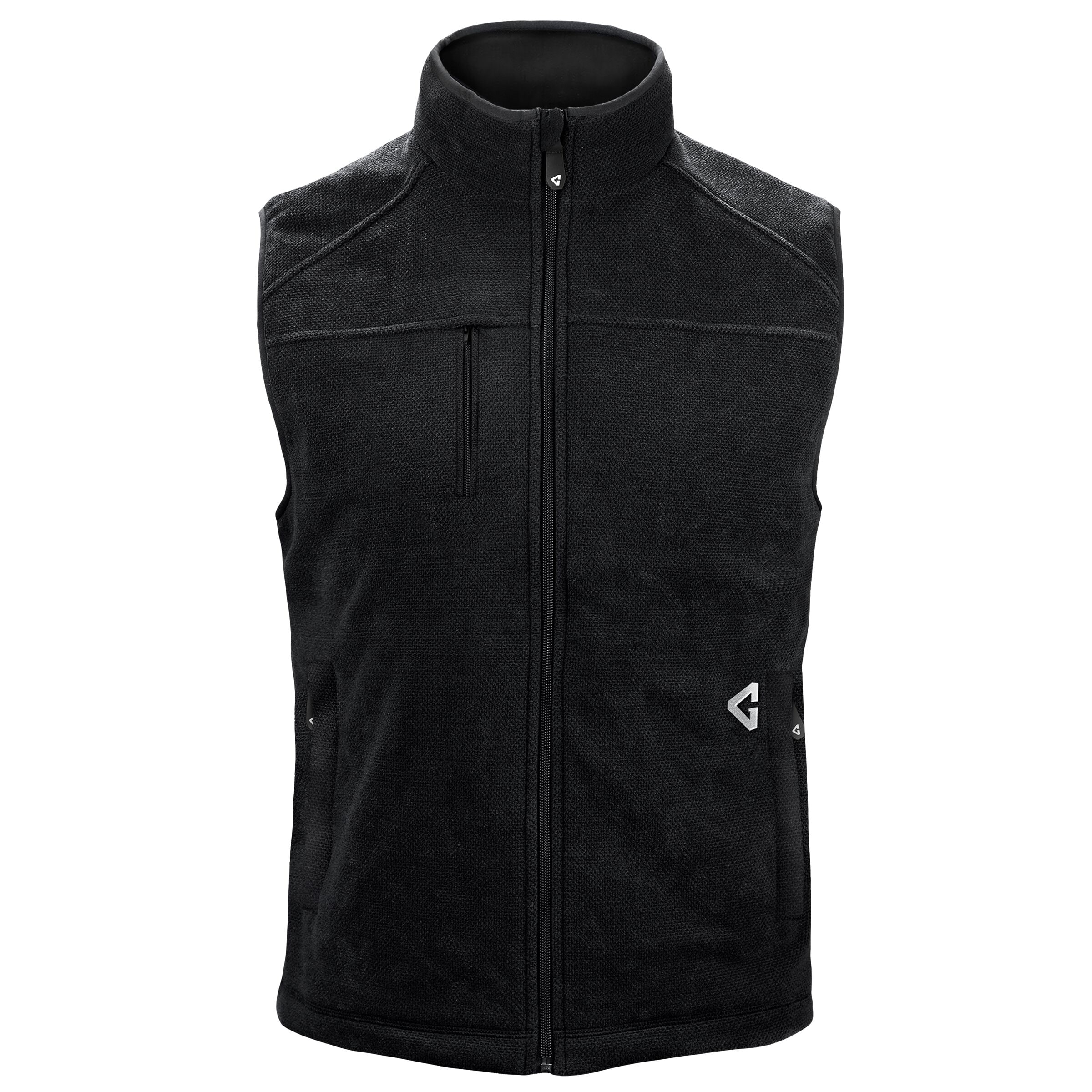 Chaleco térmico de poliéster negro para hombre de Gerbing en talla pequeña