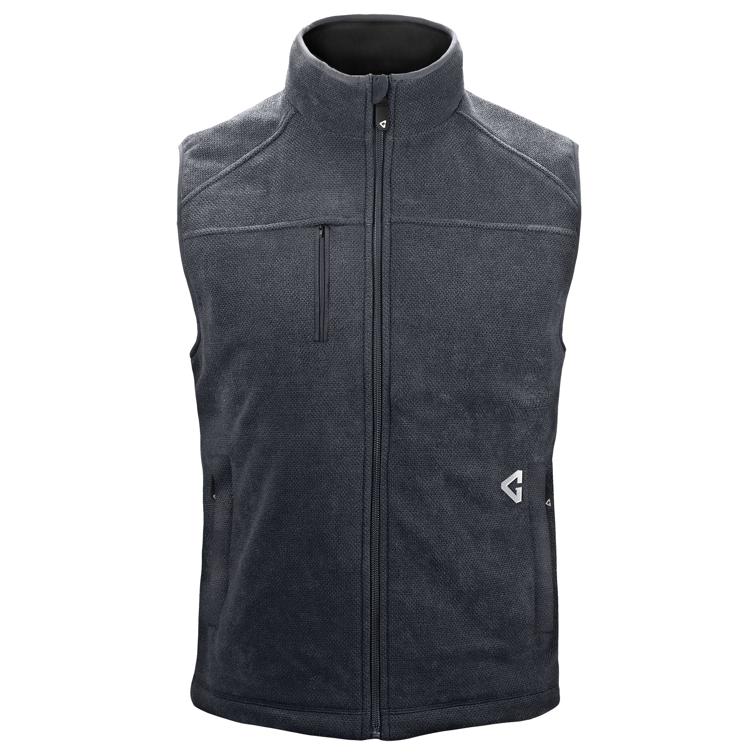 Chaleco térmico de poliéster gris para hombre de Gerbing talla pequeña
