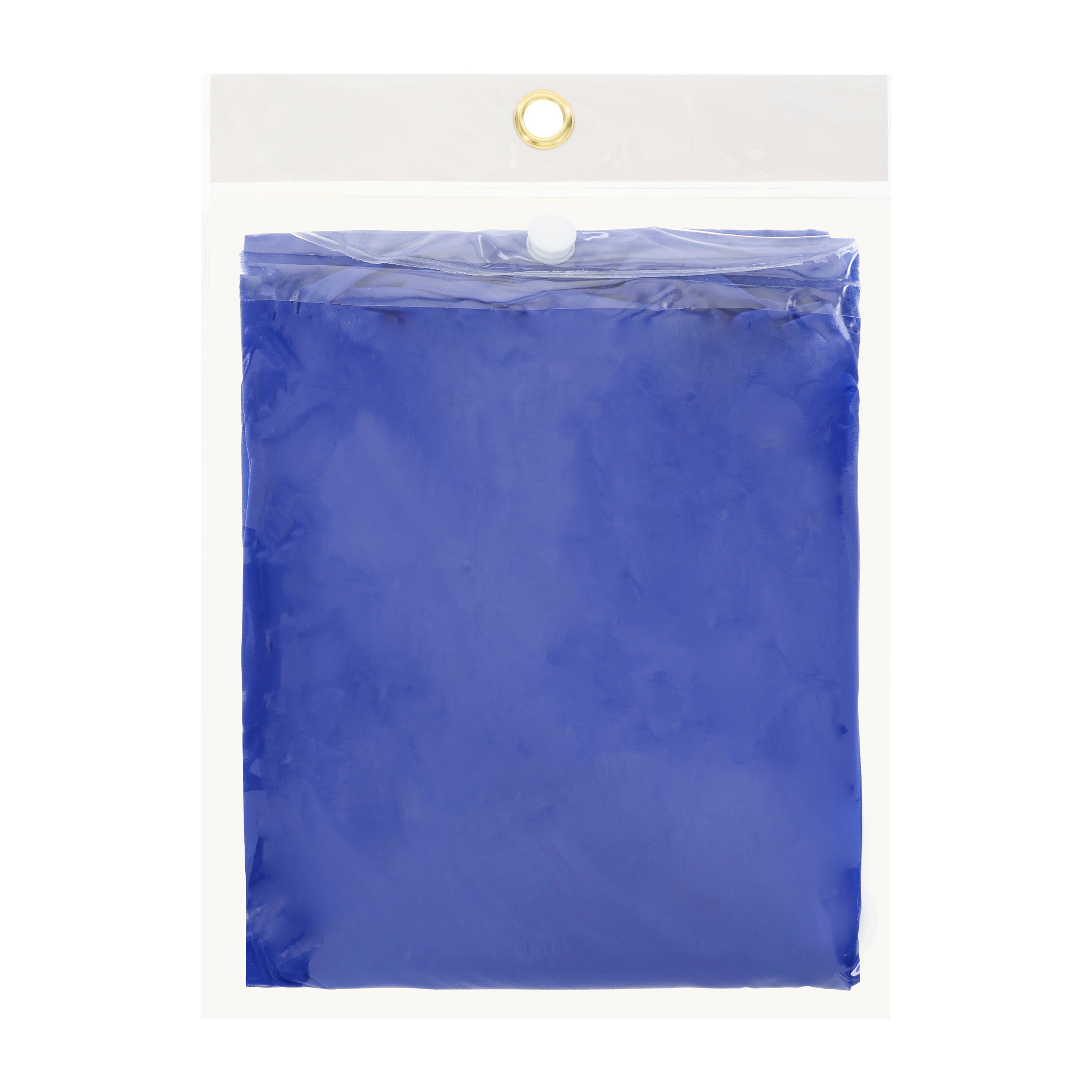 Capa con capucha ligera para adulto unisex en color azul (Talla única) - Ideal para la lluvia
