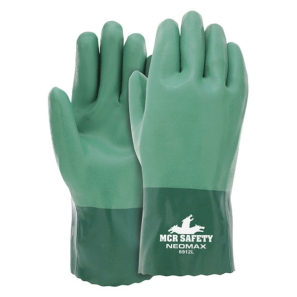 Guantes resistentes a químicos de 12" Mcr Safety, Neopreno, XL, 1 par - 6912XL