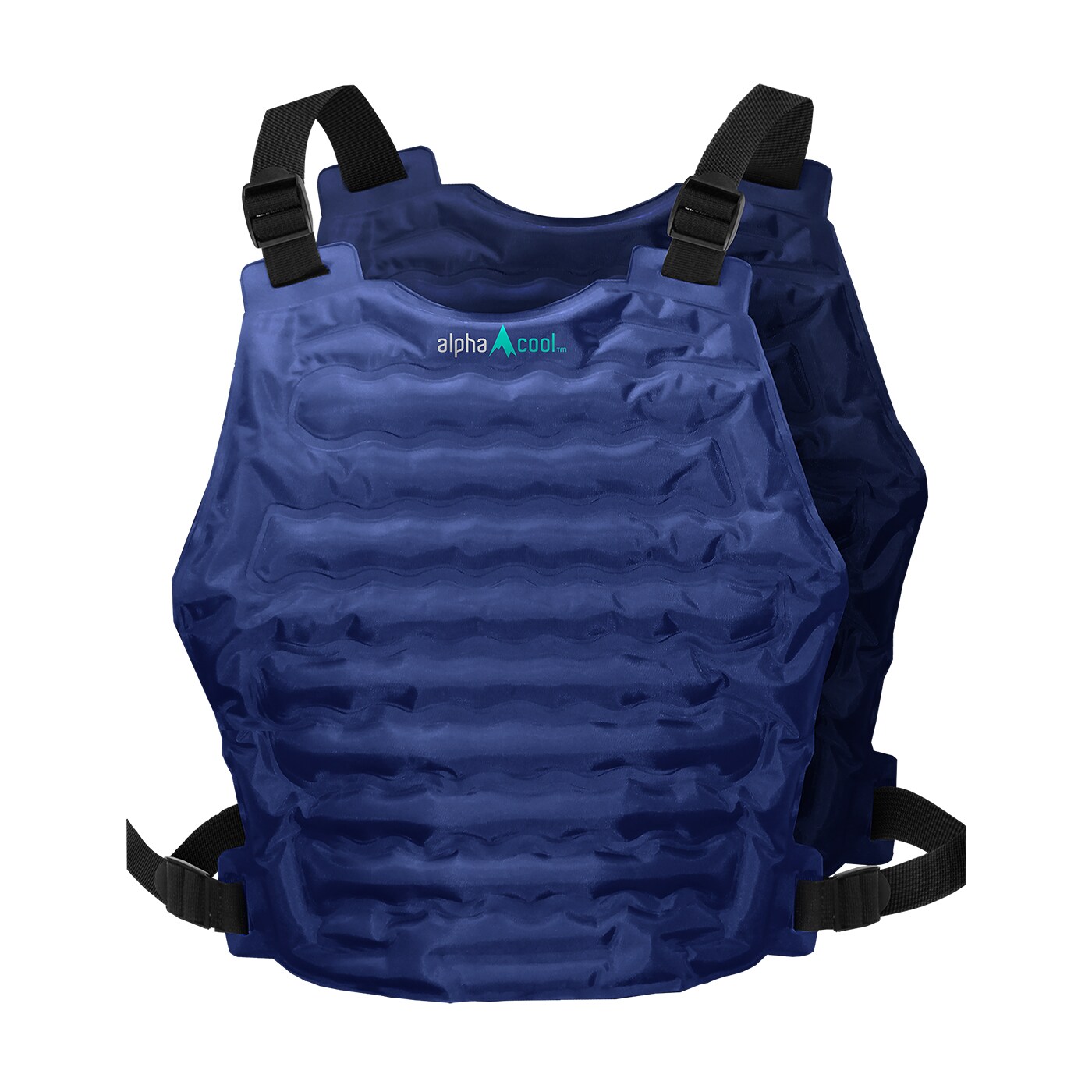 Chaleco de enfriamiento de poliéster azul unisex para adultos AlphaCool AC-NIV-N
