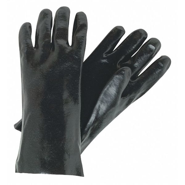 Mcr Safety Guantes Químicos Resistentes de 12", PVC, L, Paquete de 12 - 6212