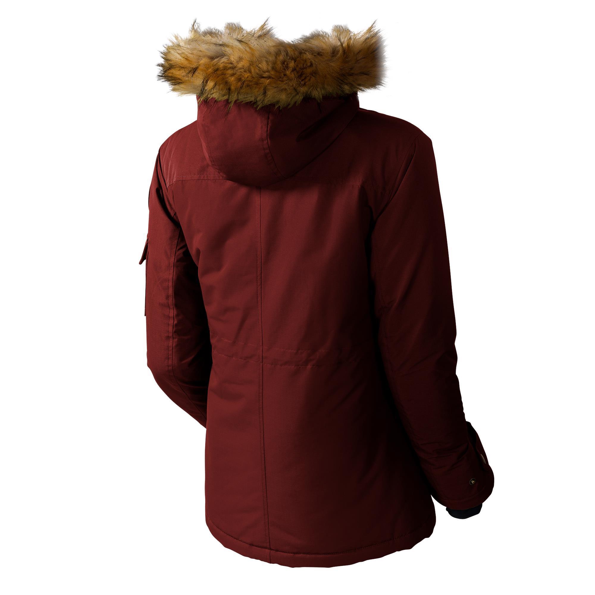 Chamarra térmica roja para mujer de Gobi Heat (talla 2XL)