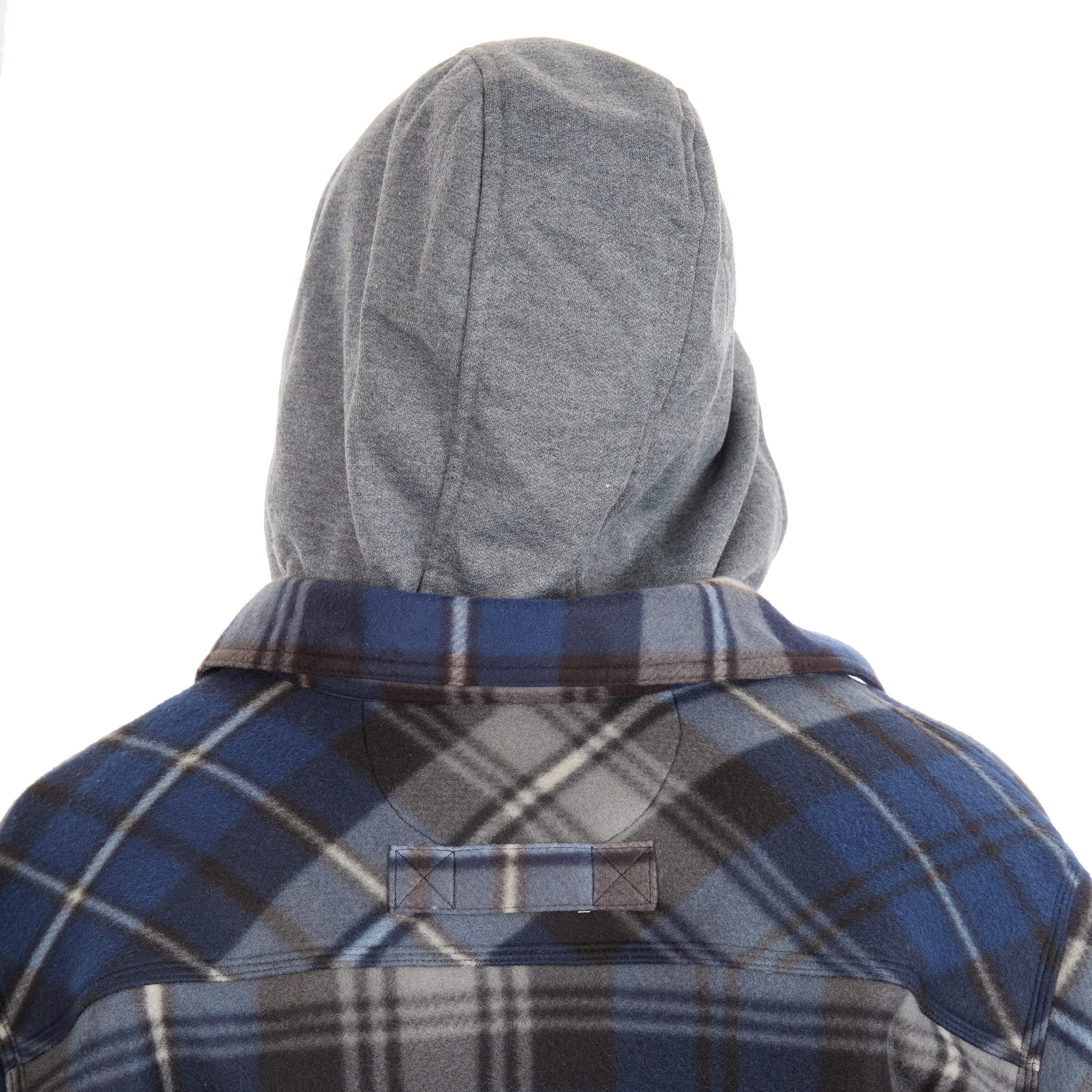 Chamarra de Trabajo Acolchada con Capucha para Hombre en Azul Marino/Gris-368 de Smith's Workwear (2XL)