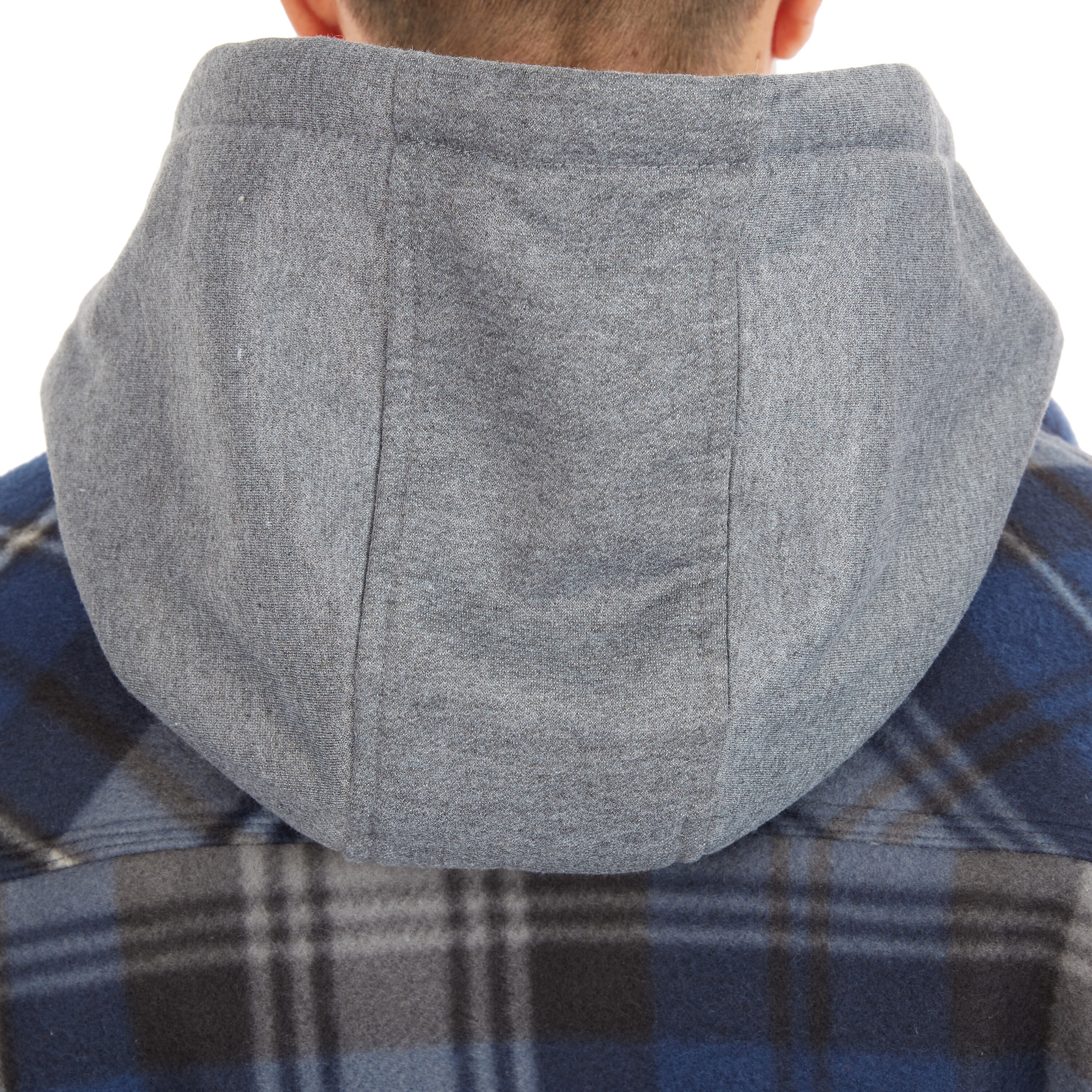 Chamarra de Trabajo Acolchada con Capucha para Hombre en Azul Marino/Gris-368 de Smith's Workwear (2XL)
