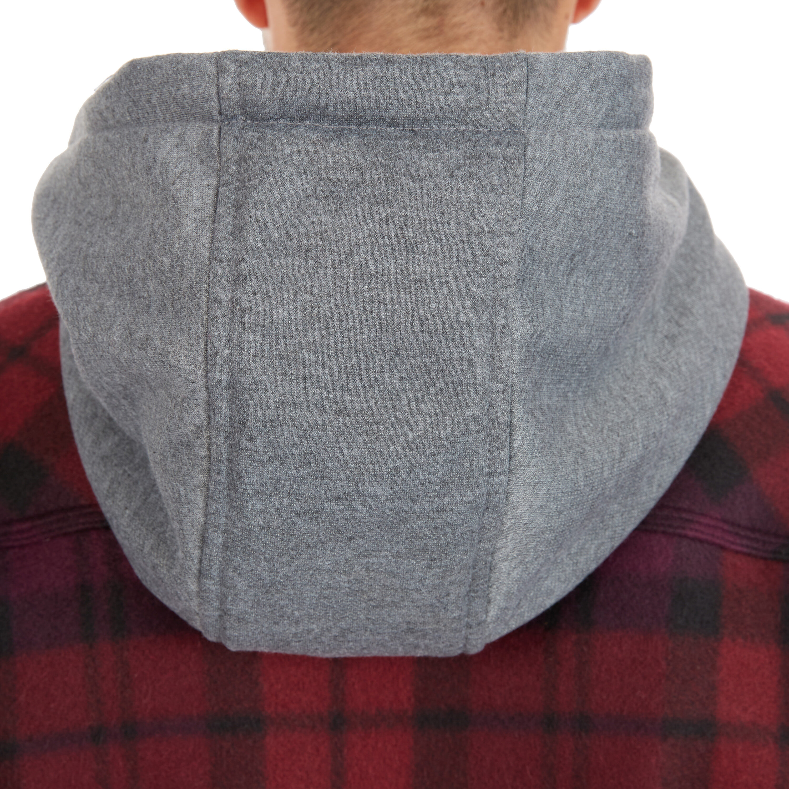 Chamarra de Trabajo Acolchada con Capucha en Borgoña para Hombres de Smith's Workwear (2XL)