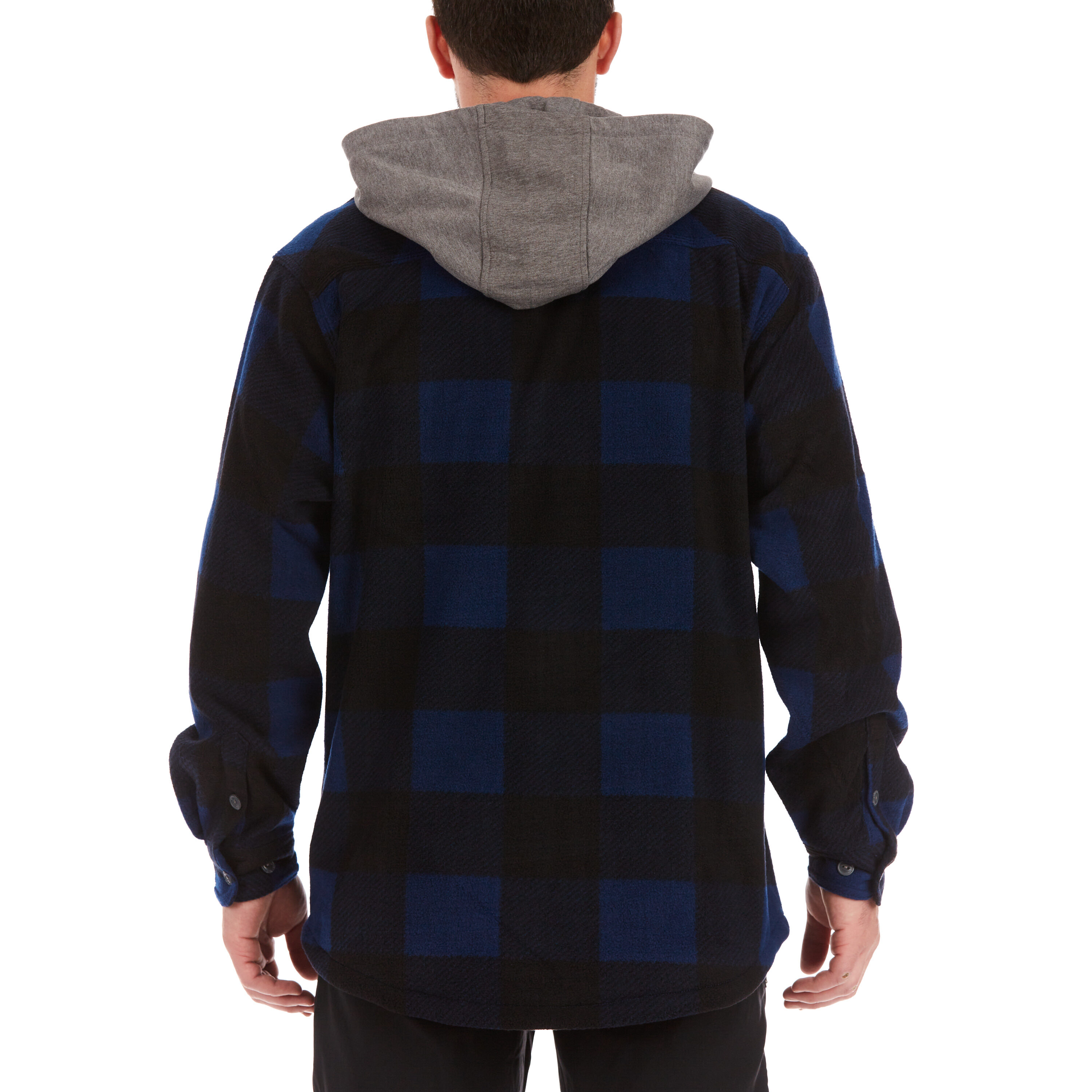 Chamarra de trabajo aislada con capucha en azul/negro para hombres de Smith's Workwear (2XL)