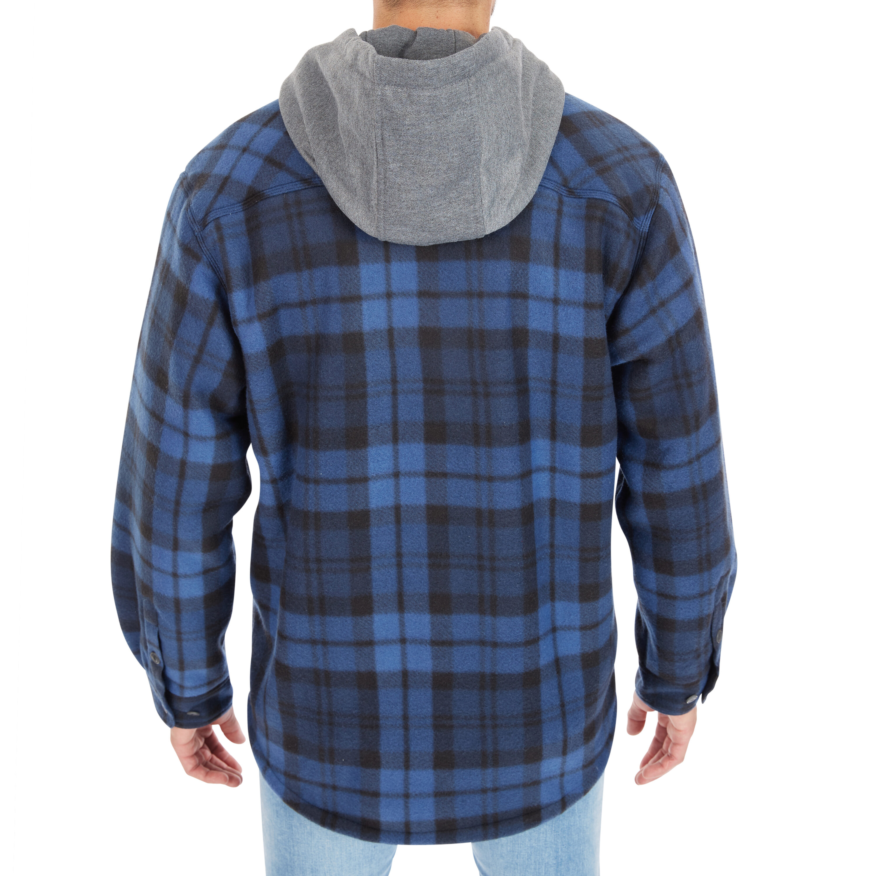 Chamarra de trabajo con capucha Smith's Workwear para hombre en color azul marino, aislante de poliéster (talla 2XL)