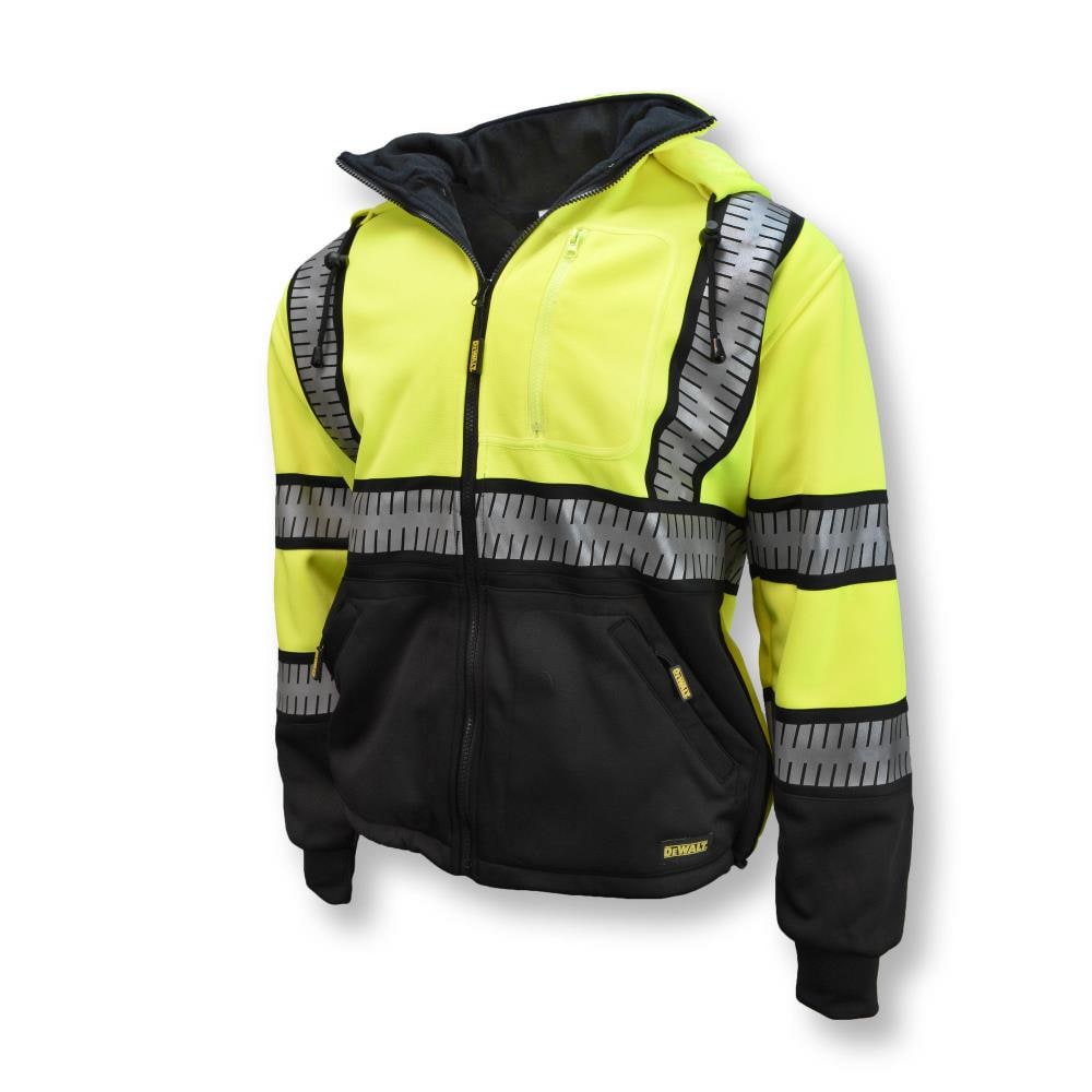 Chamarra de trabajo con capucha de peso medio verde para hombre DEWALT (2XL) DSJ32-3ZGS-2X