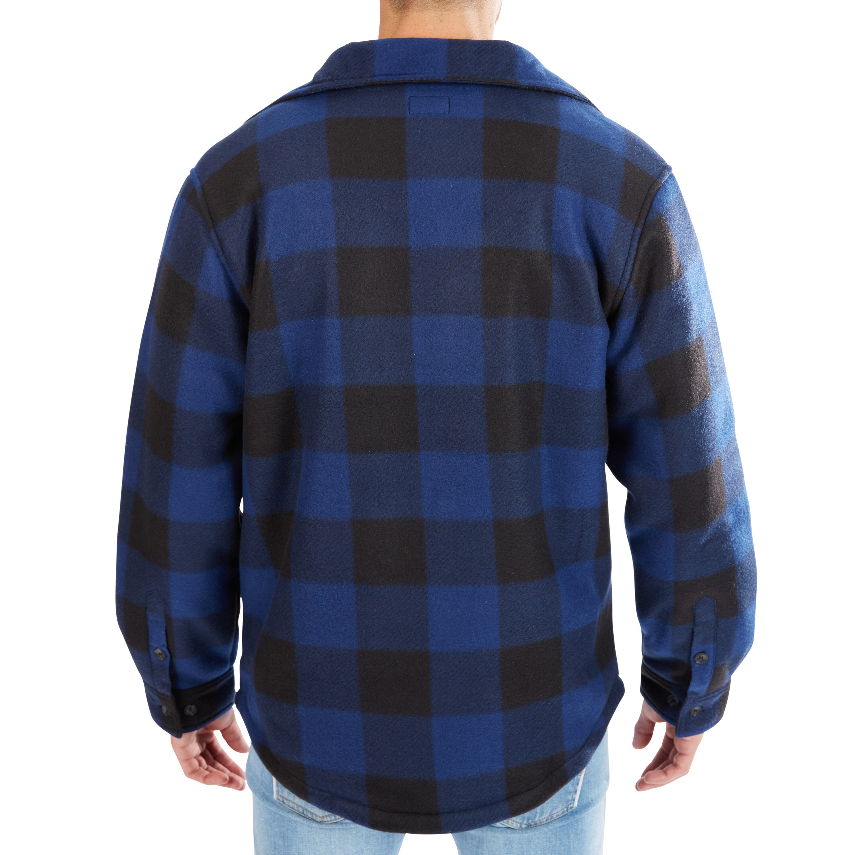 Ropa de trabajo para hombre en azul/negro con forro de poliéster aislado (talla mediana) S4564-AZ/NG-M