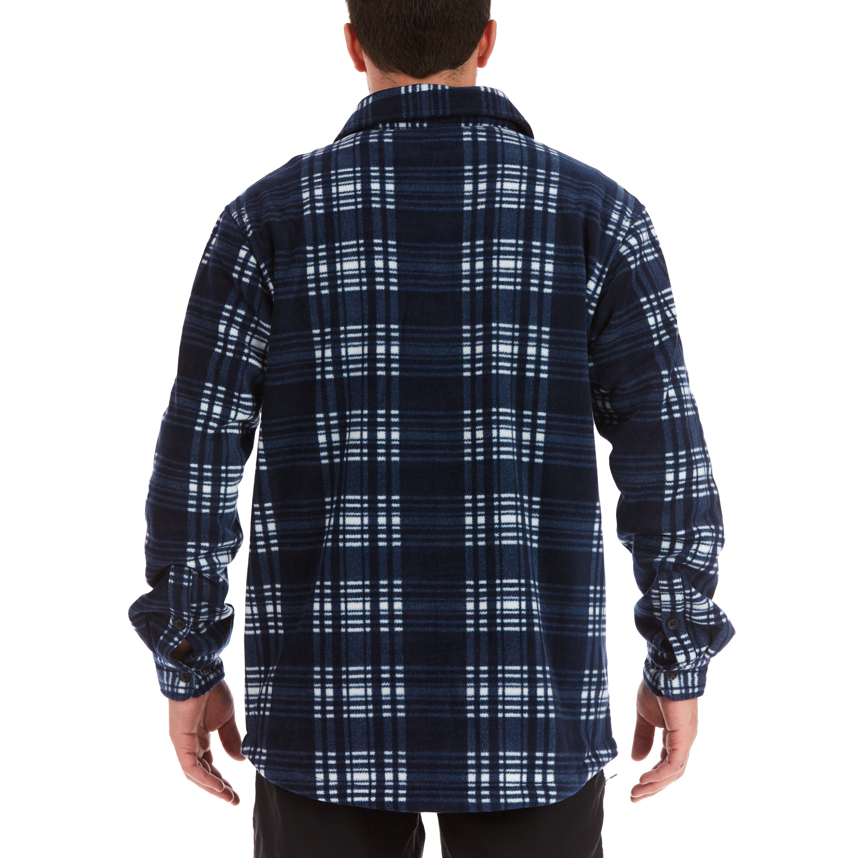 Ropa de trabajo para hombre en azul marino/blanco con forro de poliéster aislado (talla mediana) S4564-NW-M