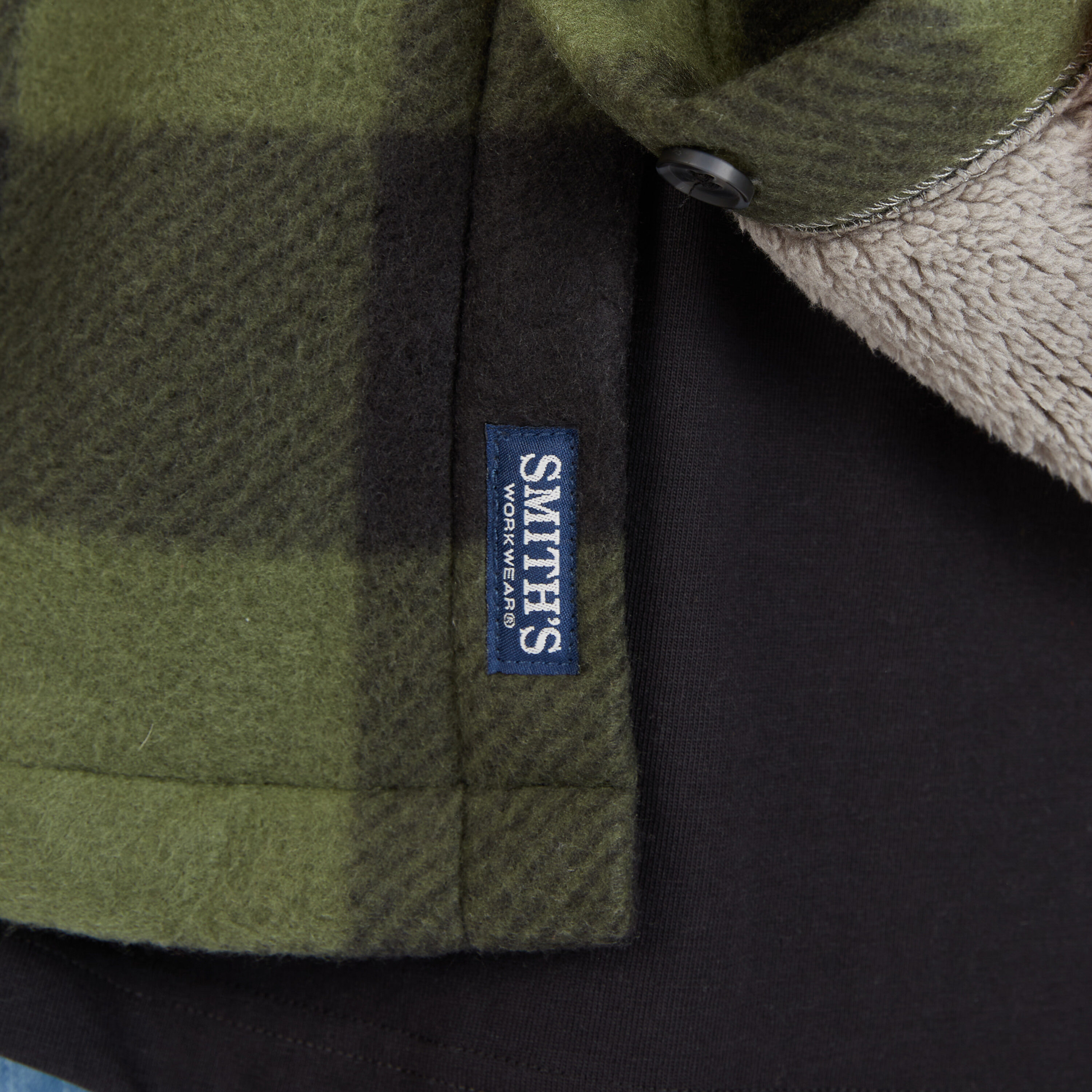 Ropa de trabajo Smith para hombre, verde/negro-503, forro polar de poliéster aislado (Mediano) S4564-OB-M