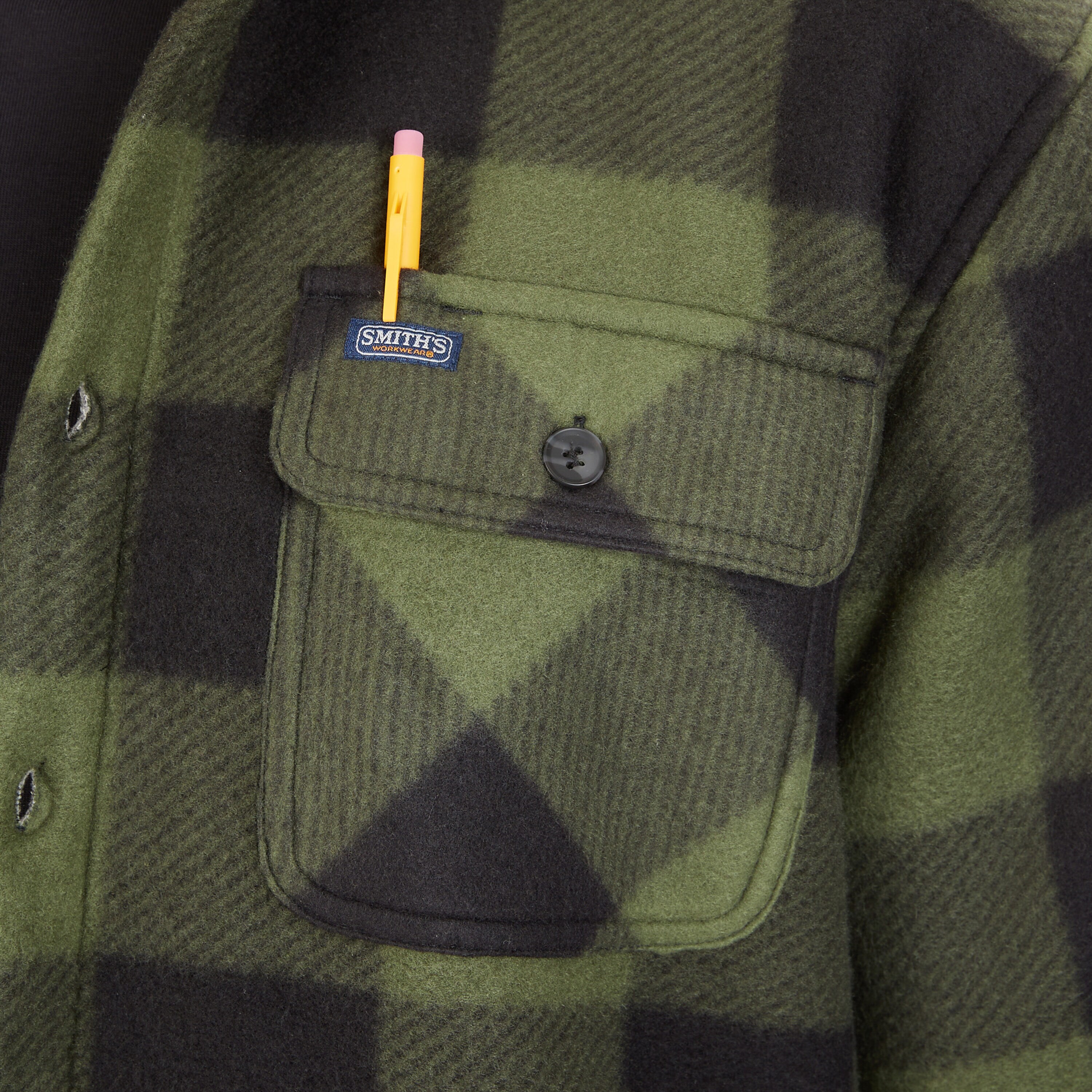 Ropa de trabajo Smith para hombre, verde/negro-503, forro polar de poliéster aislado (Mediano) S4564-OB-M
