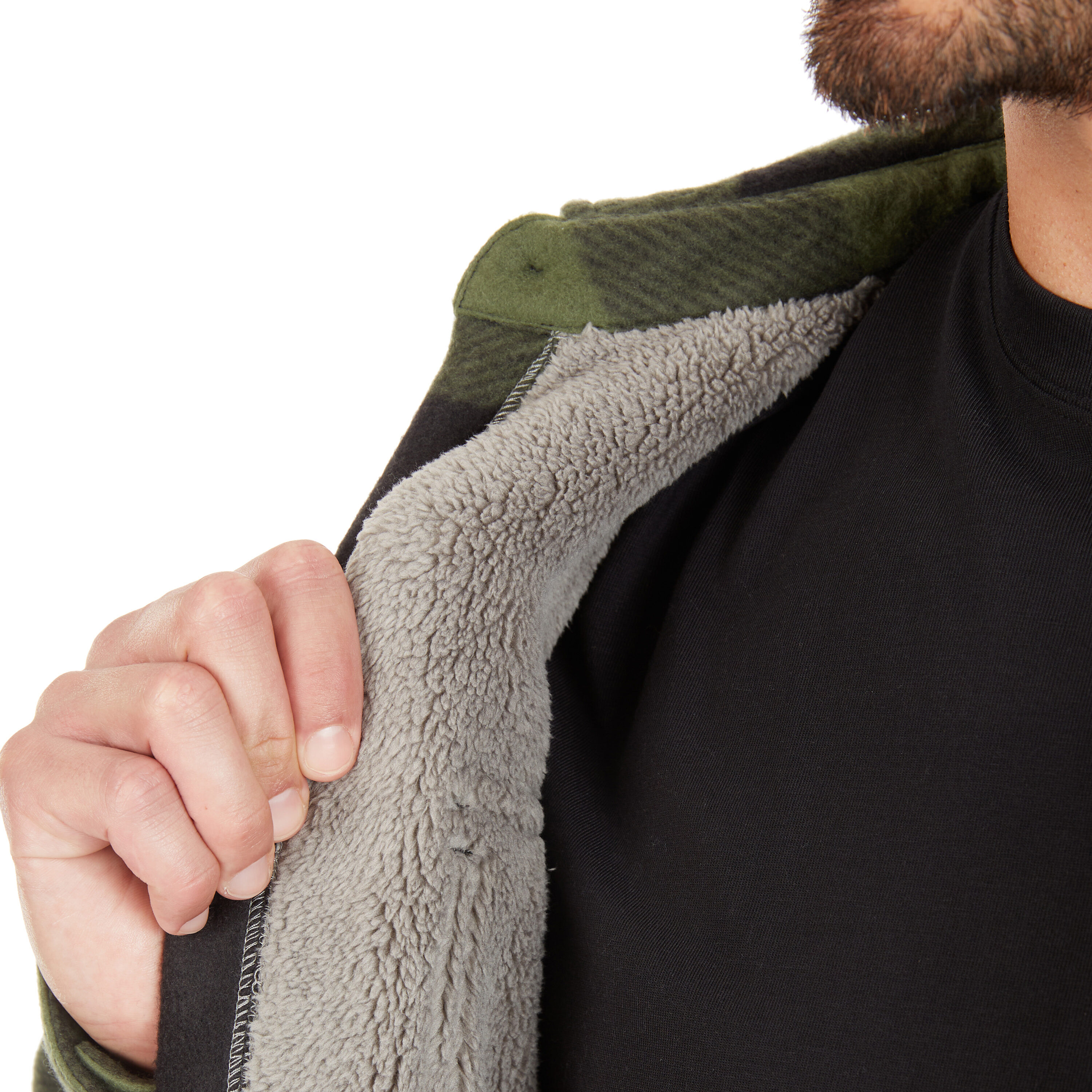 Ropa de trabajo Smith para hombre, verde/negro-503, forro polar de poliéster aislado (Mediano) S4564-OB-M