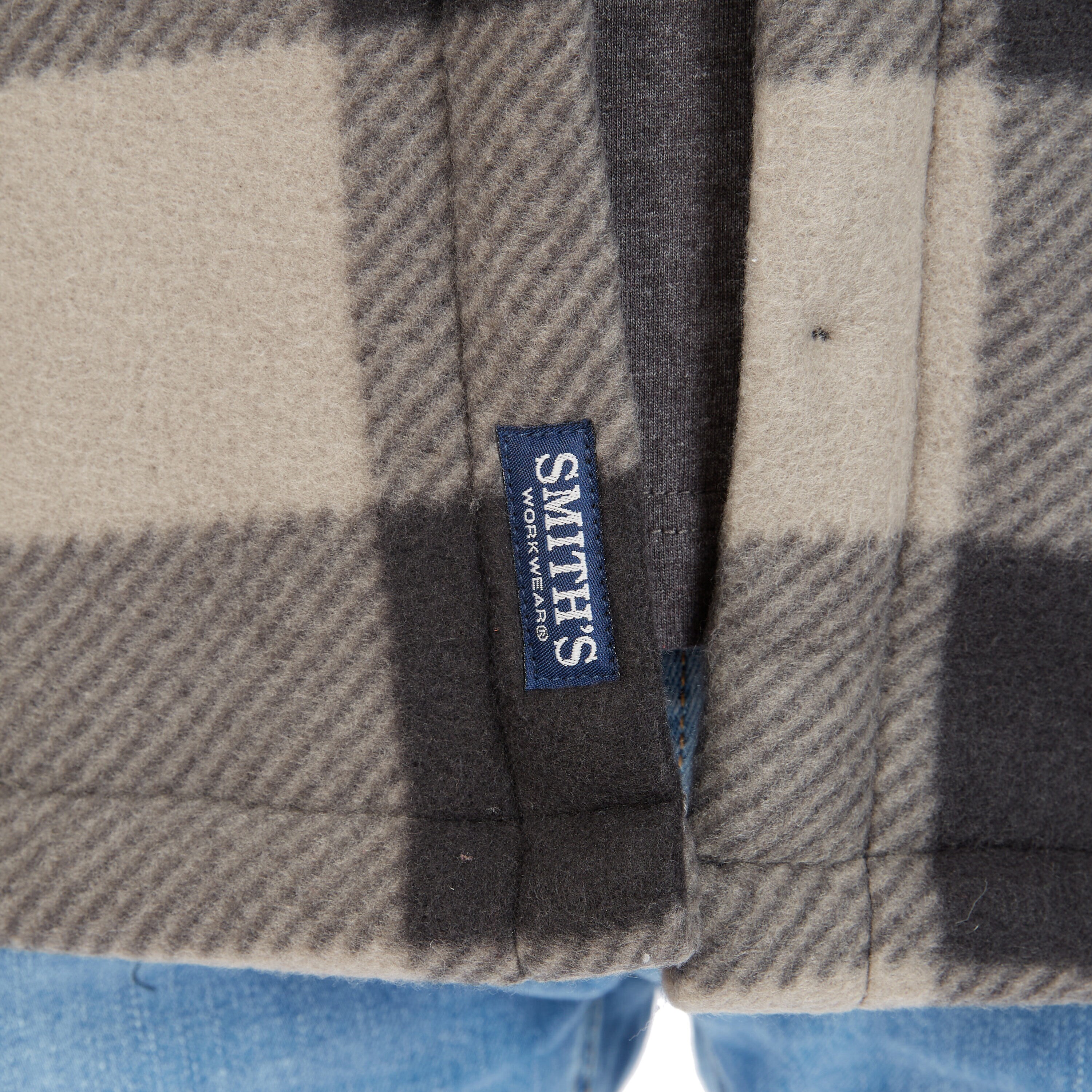 Ropa de trabajo para hombres de Smith en piedra/negro-503 de poliéster con forro aislante de polar (Mediano) S4564-STB-M