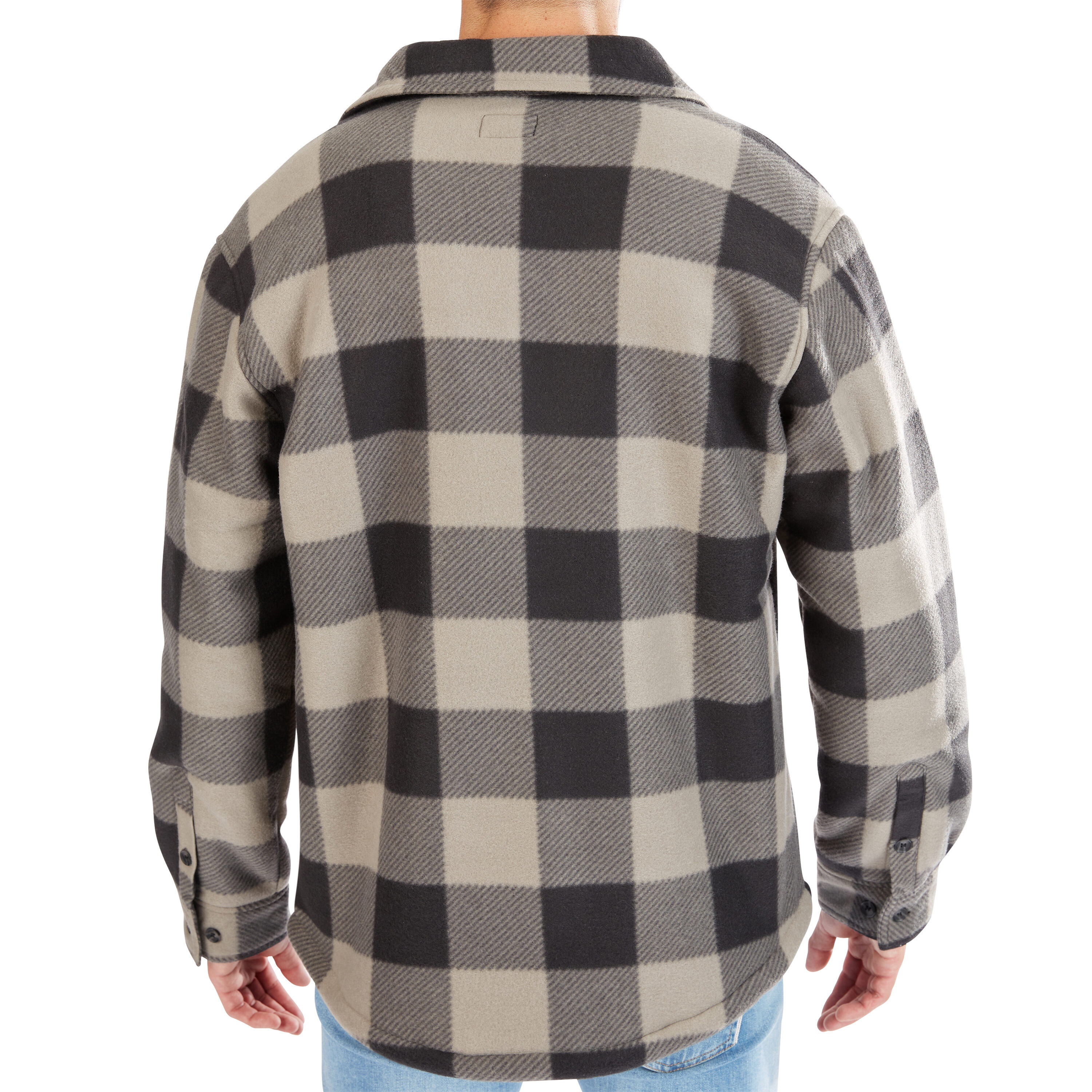 Ropa de trabajo para hombres de Smith en piedra/negro-503 de poliéster con forro aislante de polar (Mediano) S4564-STB-M