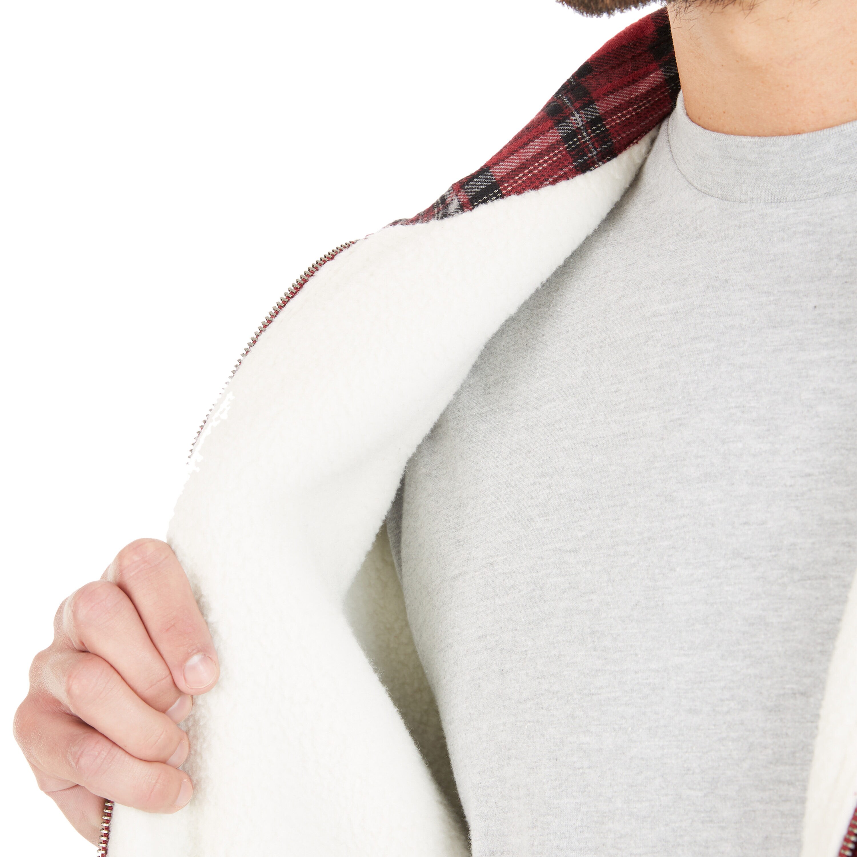 Chamarra de trabajo aislante de poliéster en color borgoña para hombre de Smith's Workwear (talla grande)