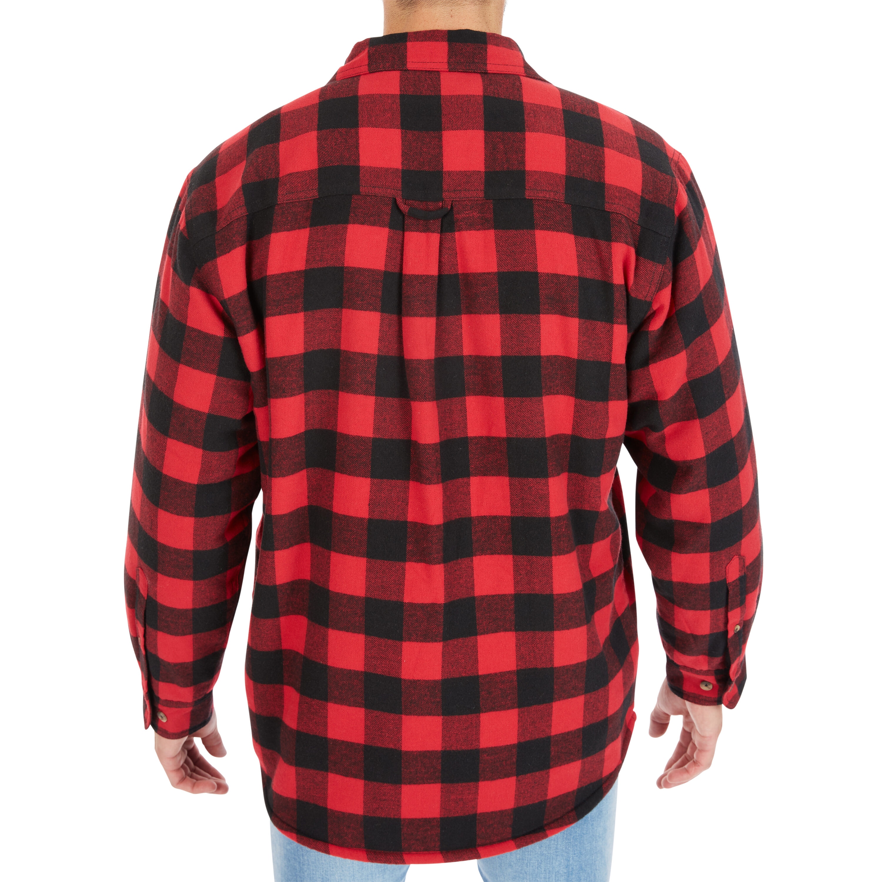 Chamarra de Trabajo Aislada de Poliéster Roja/negra para Hombres de Smith's Workwear (Grande)