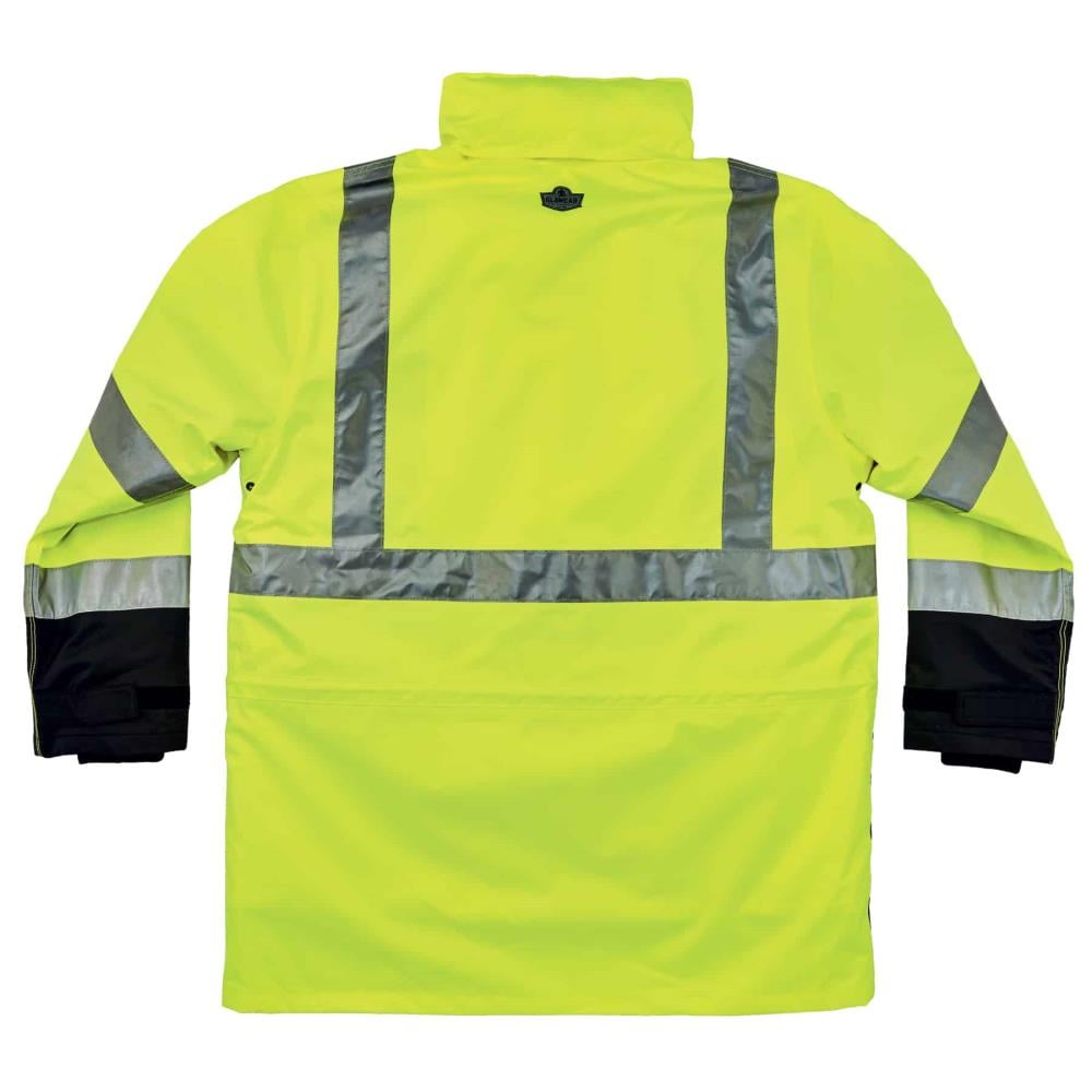 Chamarra de trabajo aislada con capucha en lima para adulto unisex (mediana) GloWear 25533.