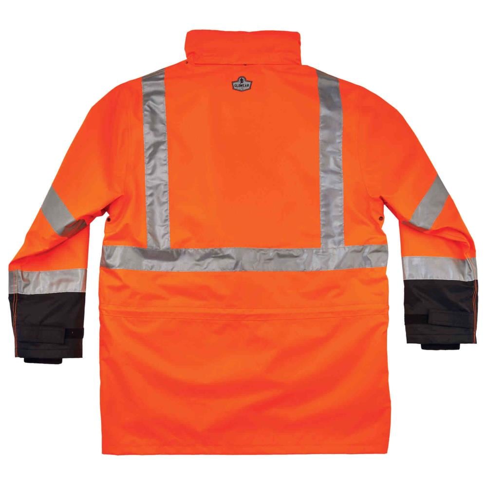 Chamarra de trabajo aislante con capucha naranja unisex para adultos GloWear (Mediana) 25553