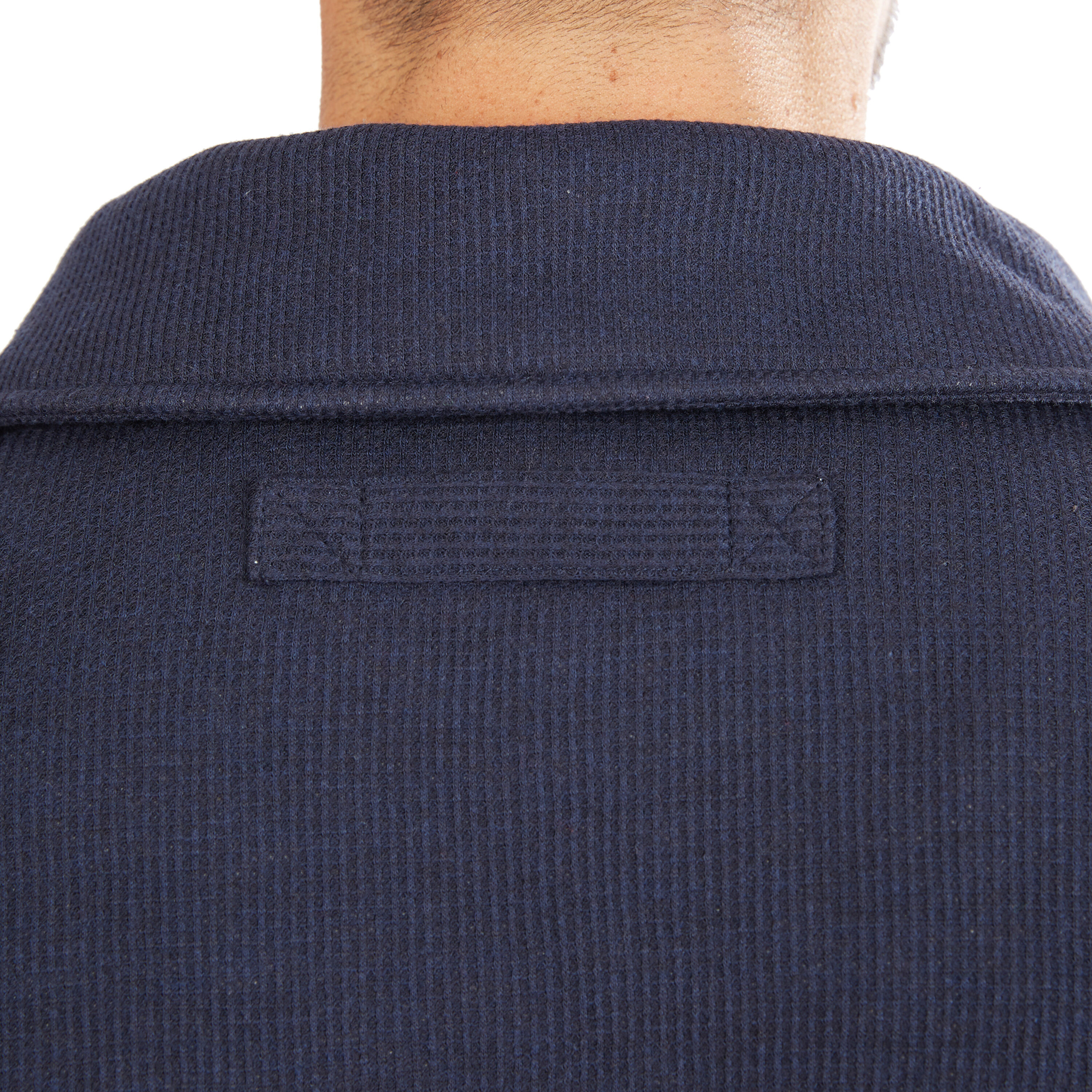 Chamarra de trabajo aislada para hombre de Smith's Workwear en azul marino jaspeado de poliéster (talla mediana)