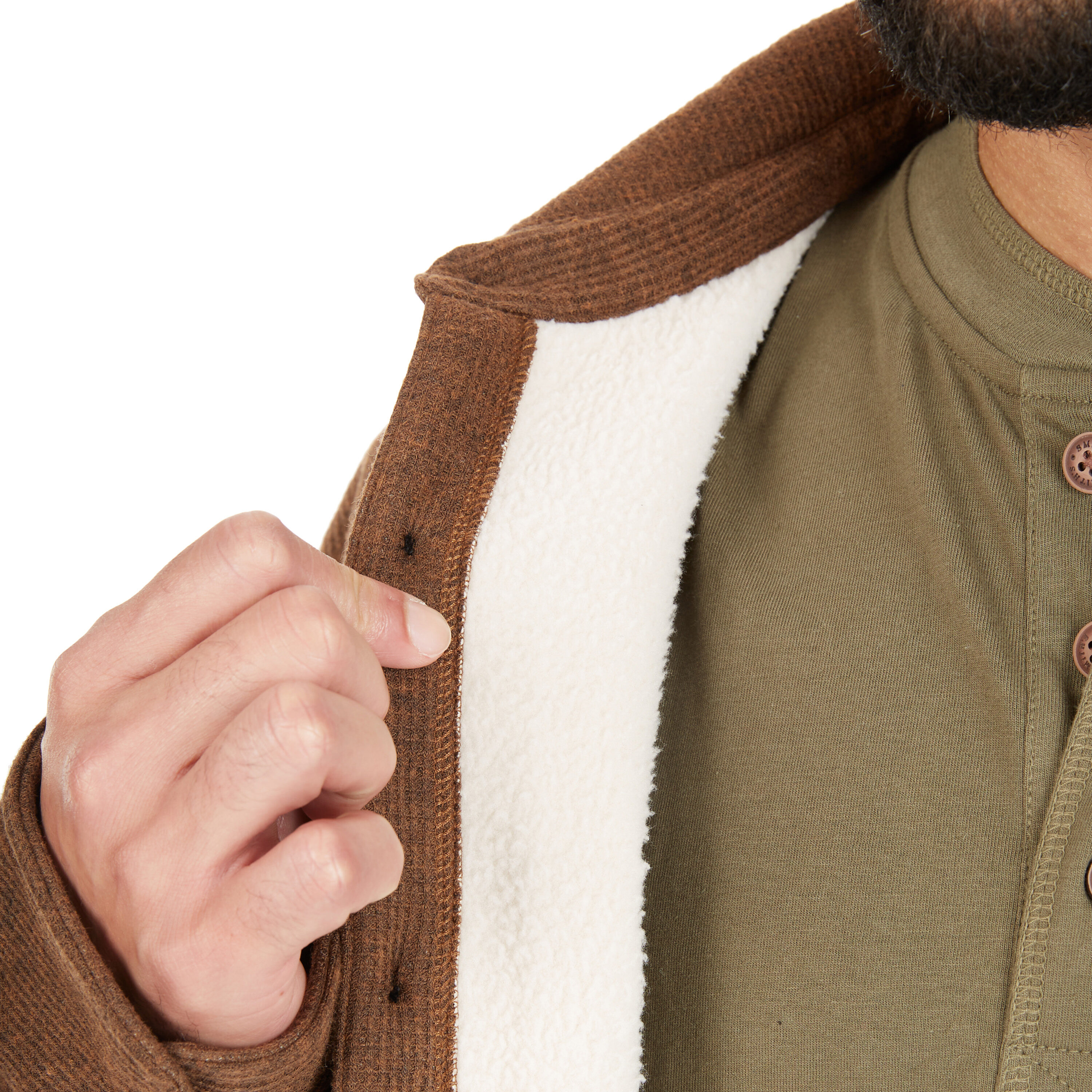 Chamarra de Trabajo Acolchada de Poliéster en Color Avellana para Hombre de Smith's Workwear (Talla Mediana)