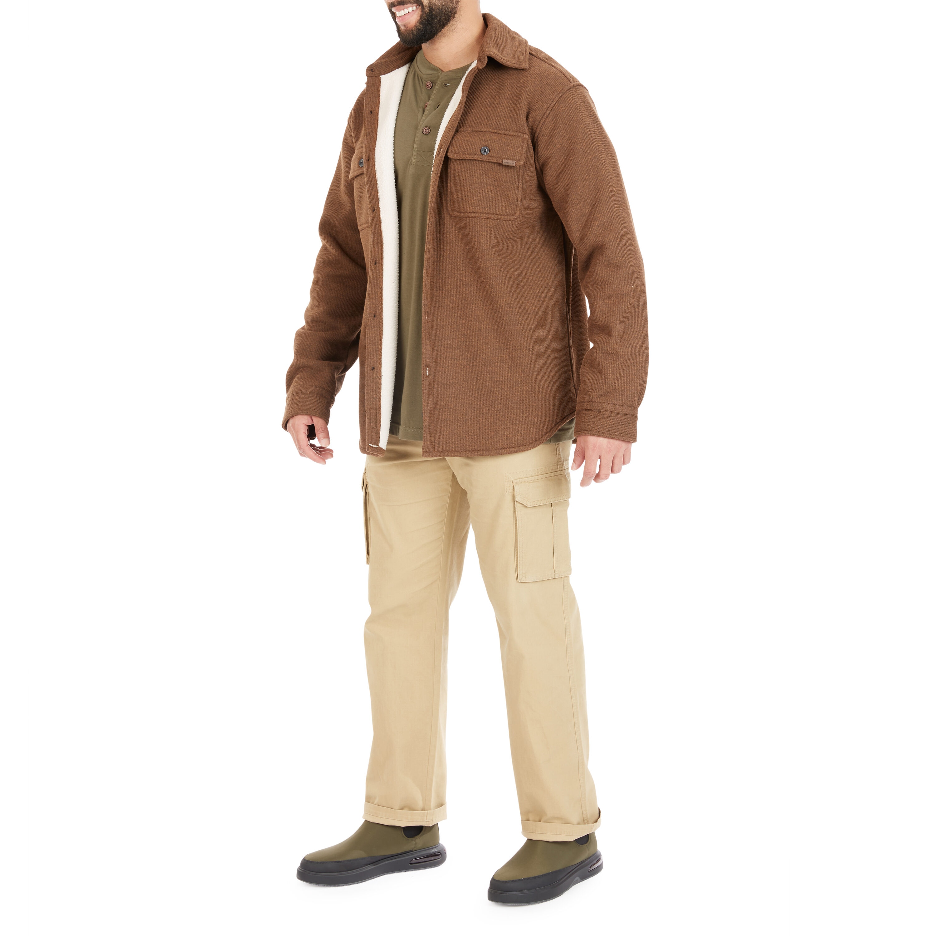 Chamarra de Trabajo Acolchada de Poliéster en Color Avellana para Hombre de Smith's Workwear (Talla Mediana)