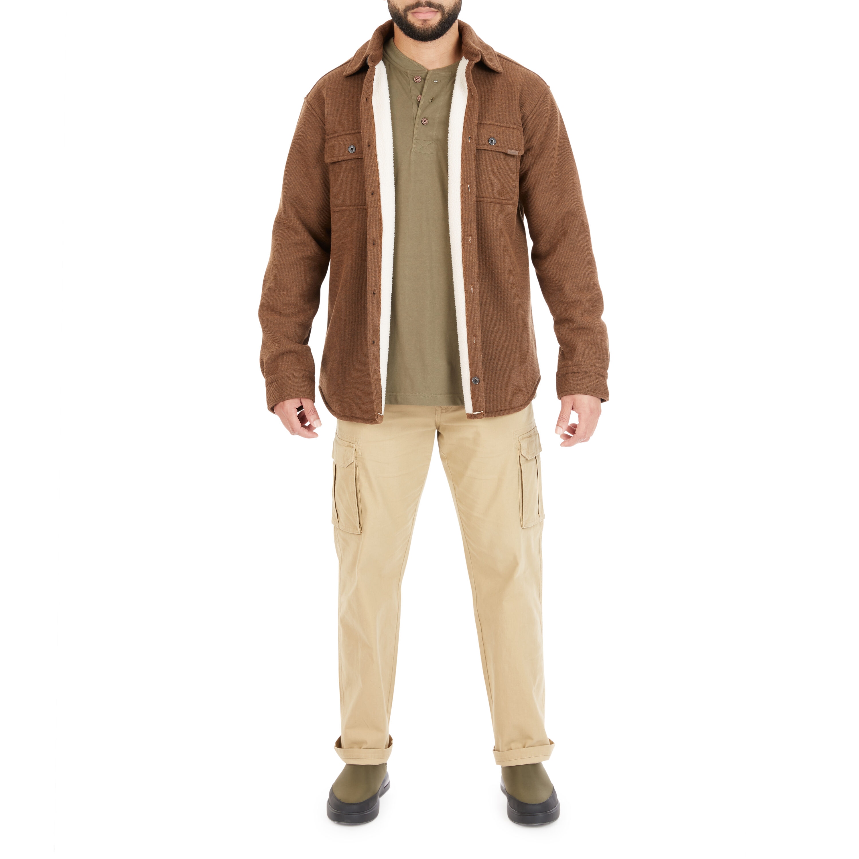 Chamarra de Trabajo Acolchada de Poliéster en Color Avellana para Hombre de Smith's Workwear (Talla Mediana)