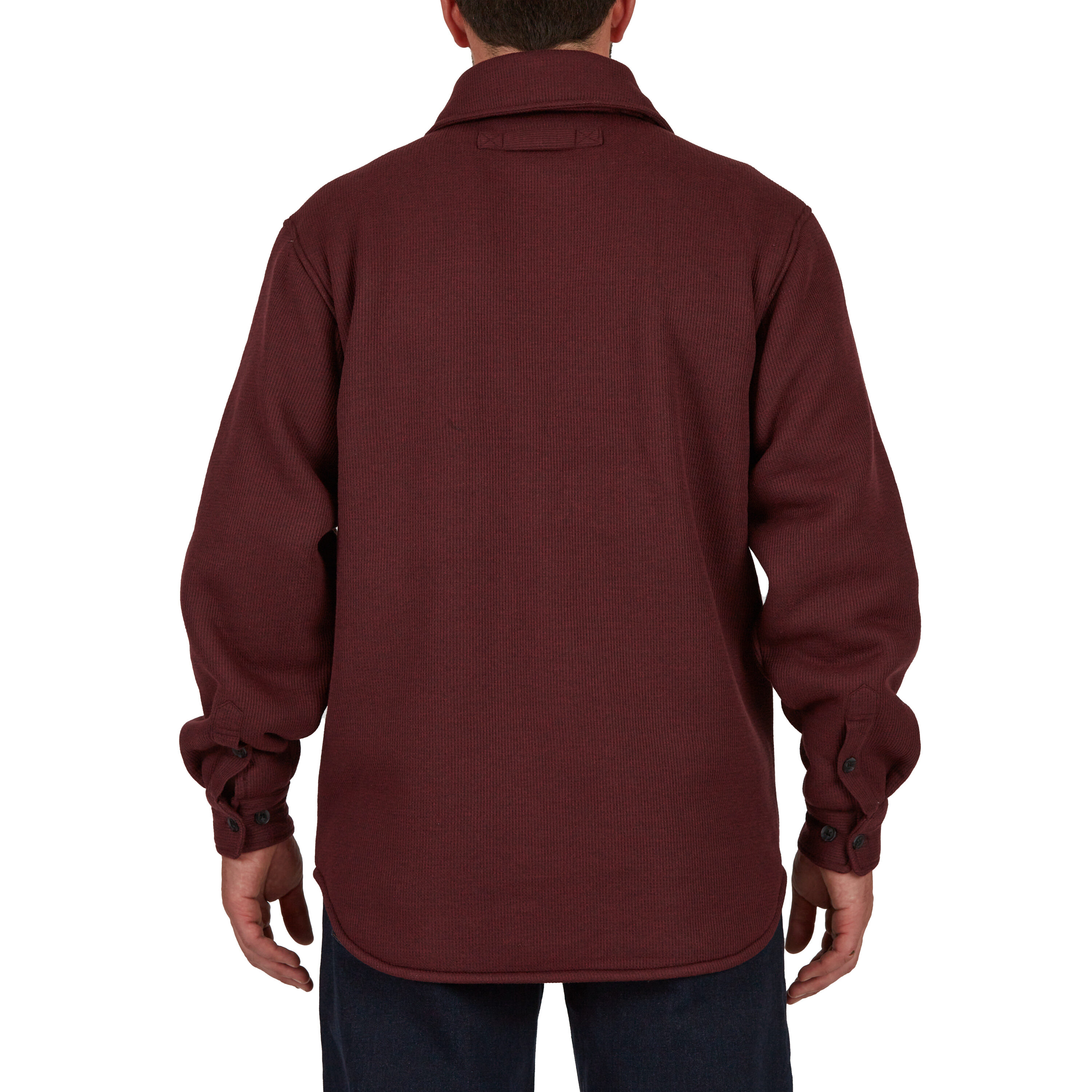 Chamarra de trabajo aislada de poliéster color granate jaspeado para hombre de Smith's Workwear (Mediana)