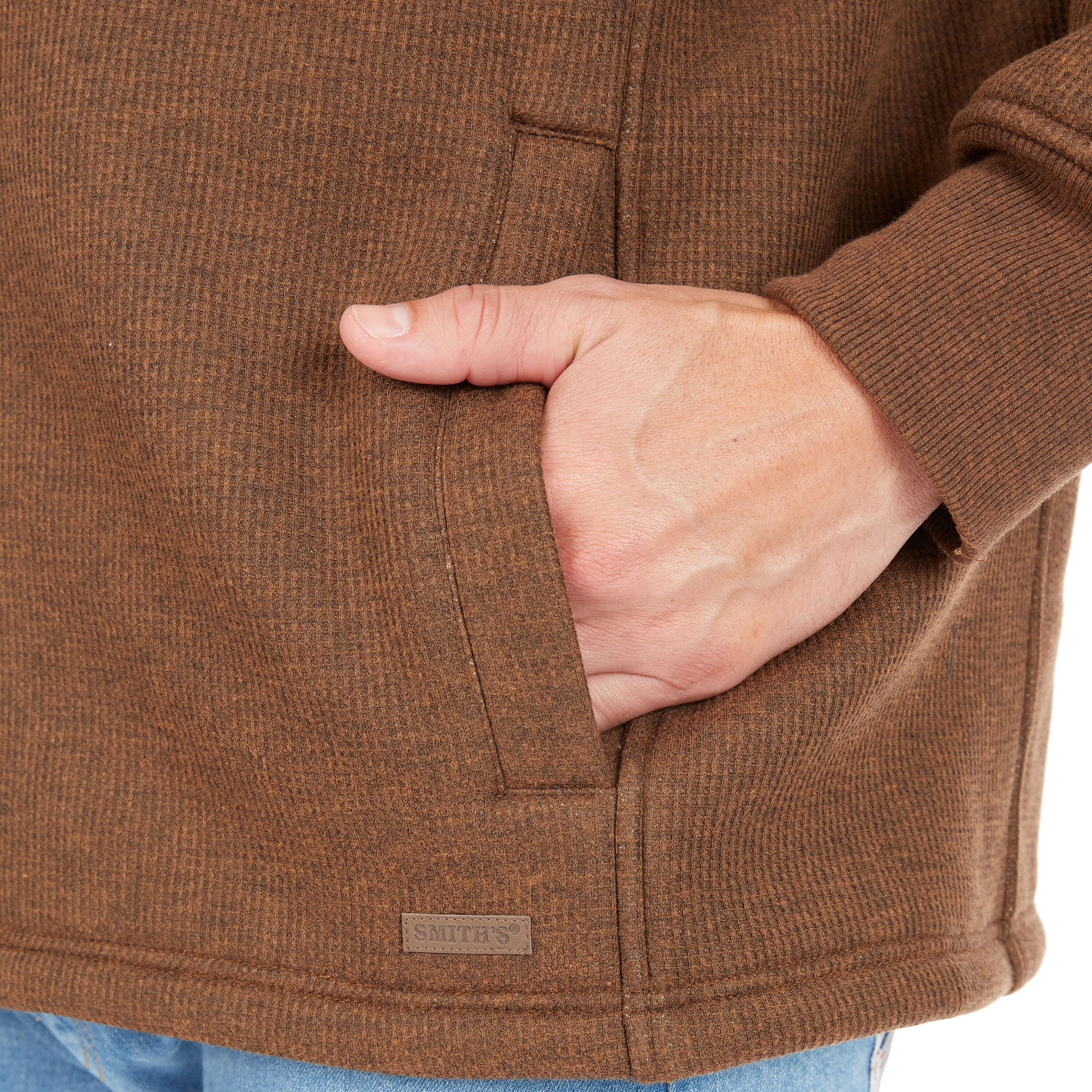 Chamarra de Trabajo Aislada con Capucha de Poliéster en Tonos Avellana para Hombre de Smith's Workwear (Grande)