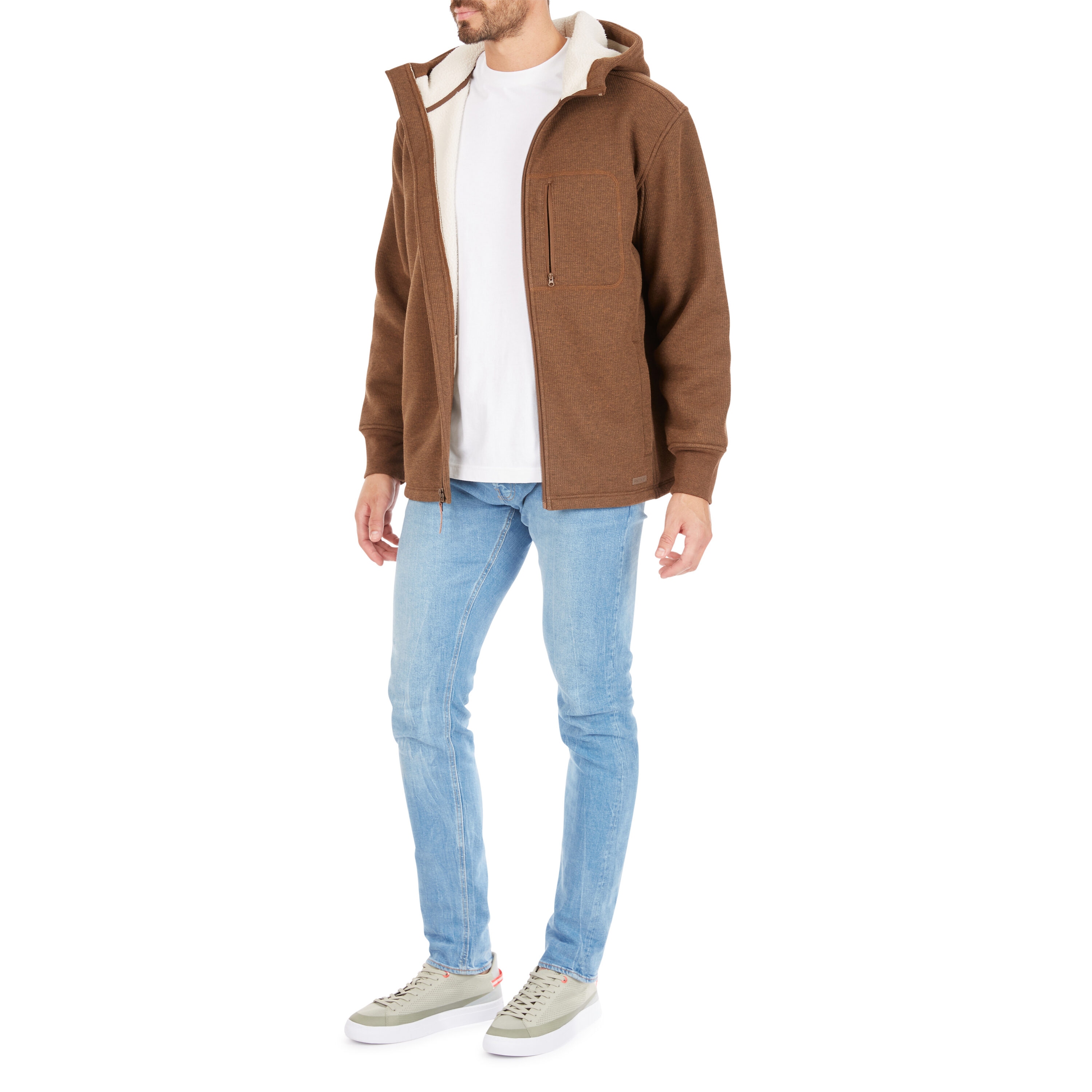 Chamarra de Trabajo Aislada con Capucha de Poliéster en Tonos Avellana para Hombre de Smith's Workwear (Grande)