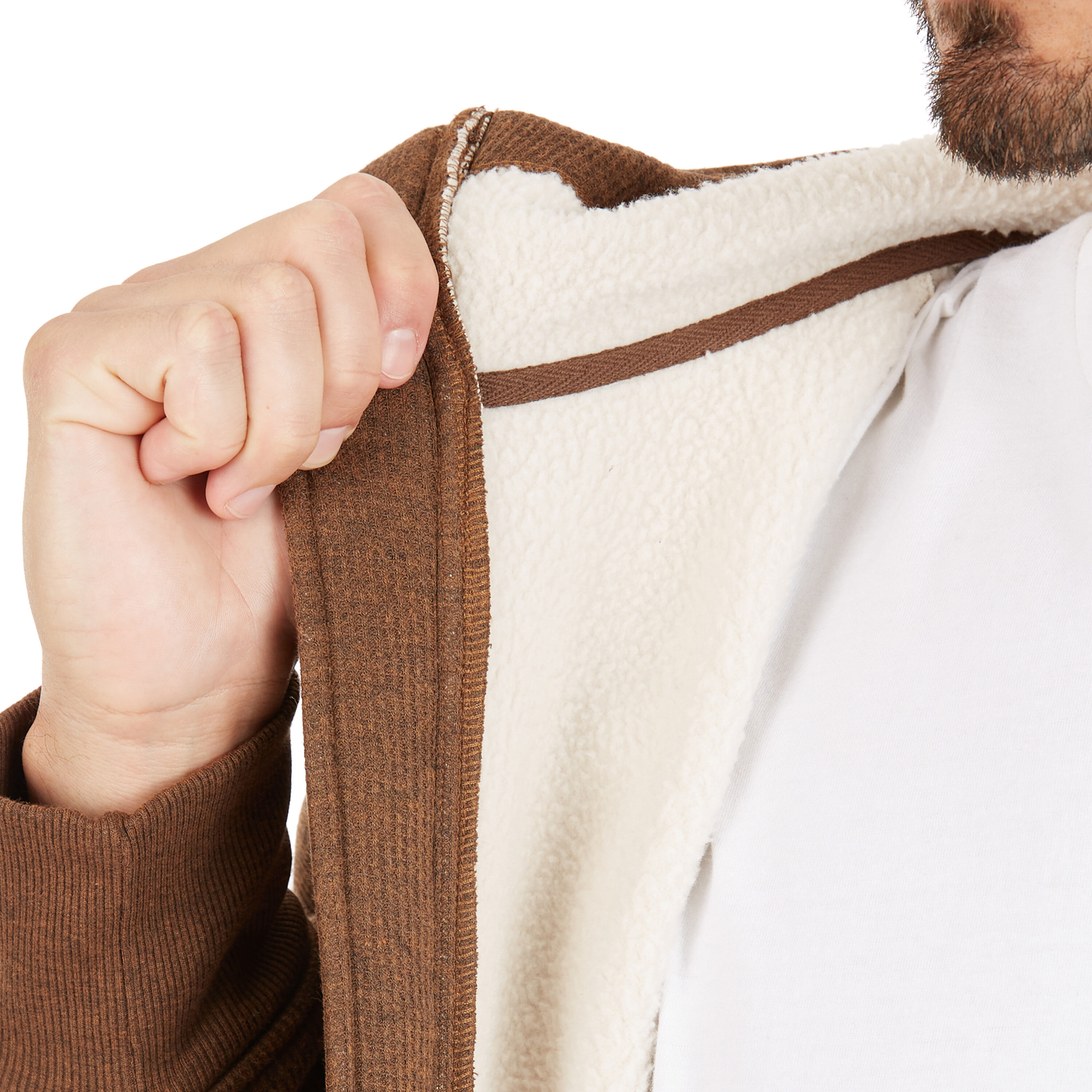 Chamarra de Trabajo Aislada con Capucha de Poliéster en Tonos Avellana para Hombre de Smith's Workwear (Grande)
