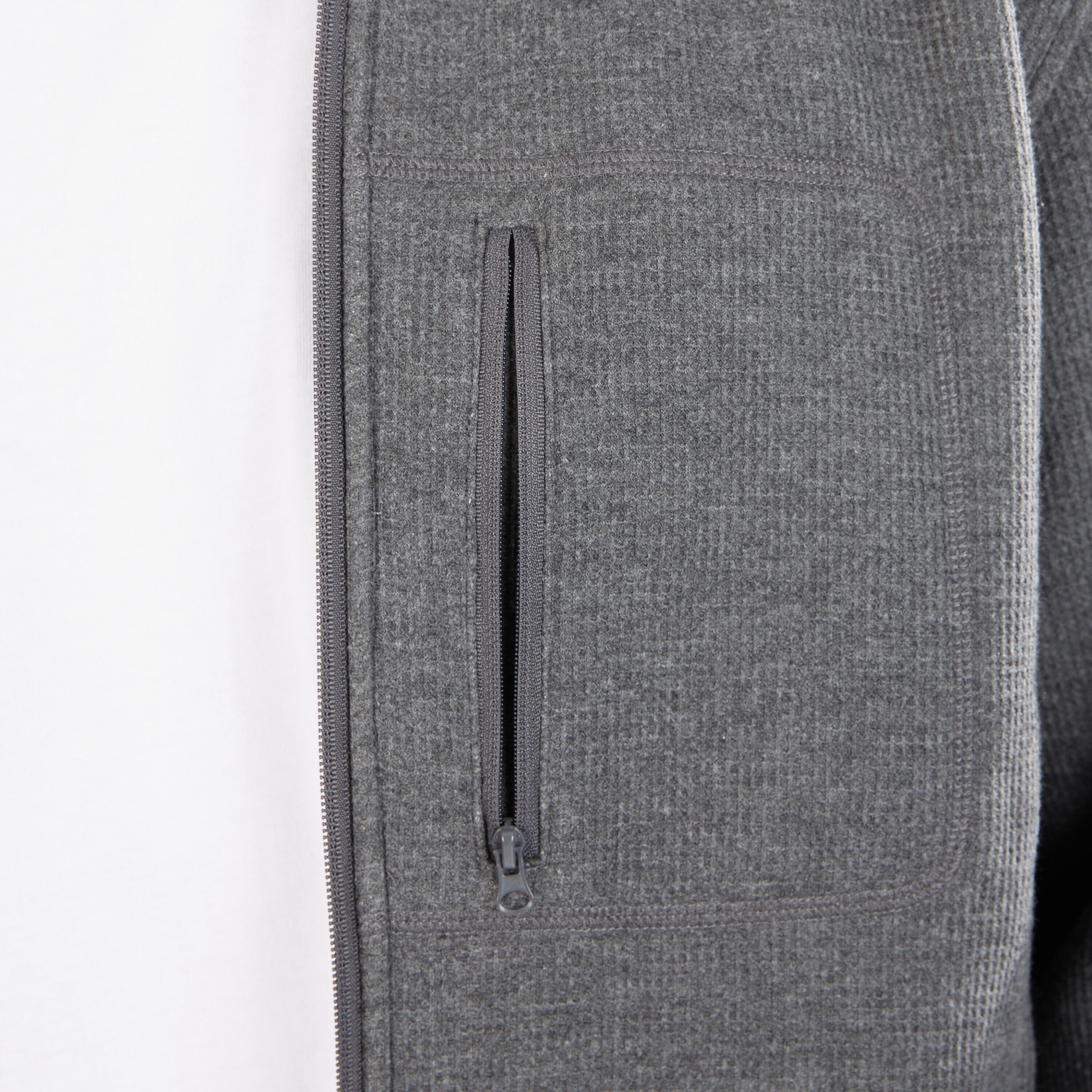 Chamarra de trabajo aislada con capucha de poliéster en carbón jaspeado para hombre de Smith's Workwear (Grande)