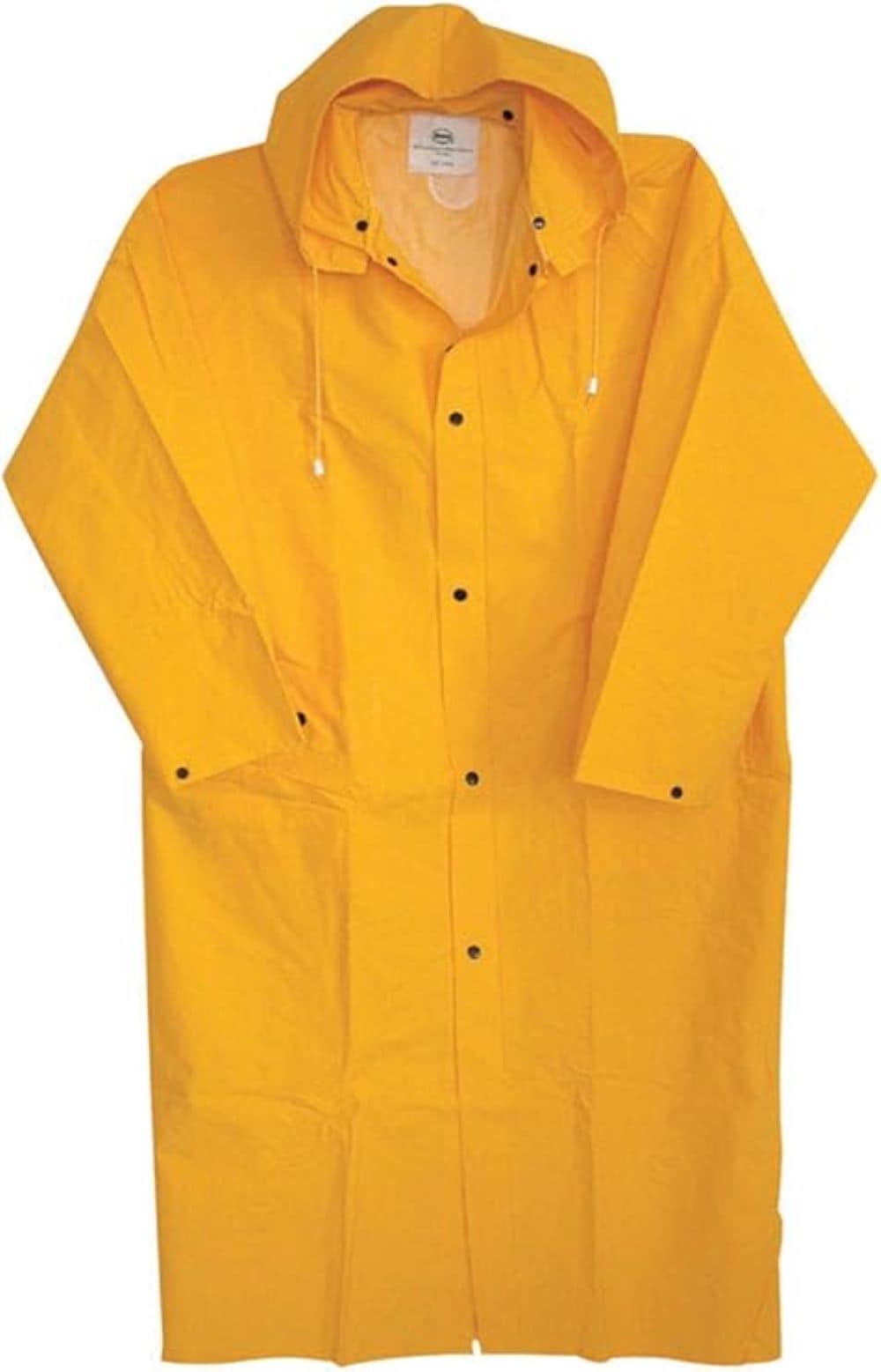 Abrigo Trench con Capucha de Peso Ligero en Color Amarillo para Adultos Unisex (Talla 2XL)