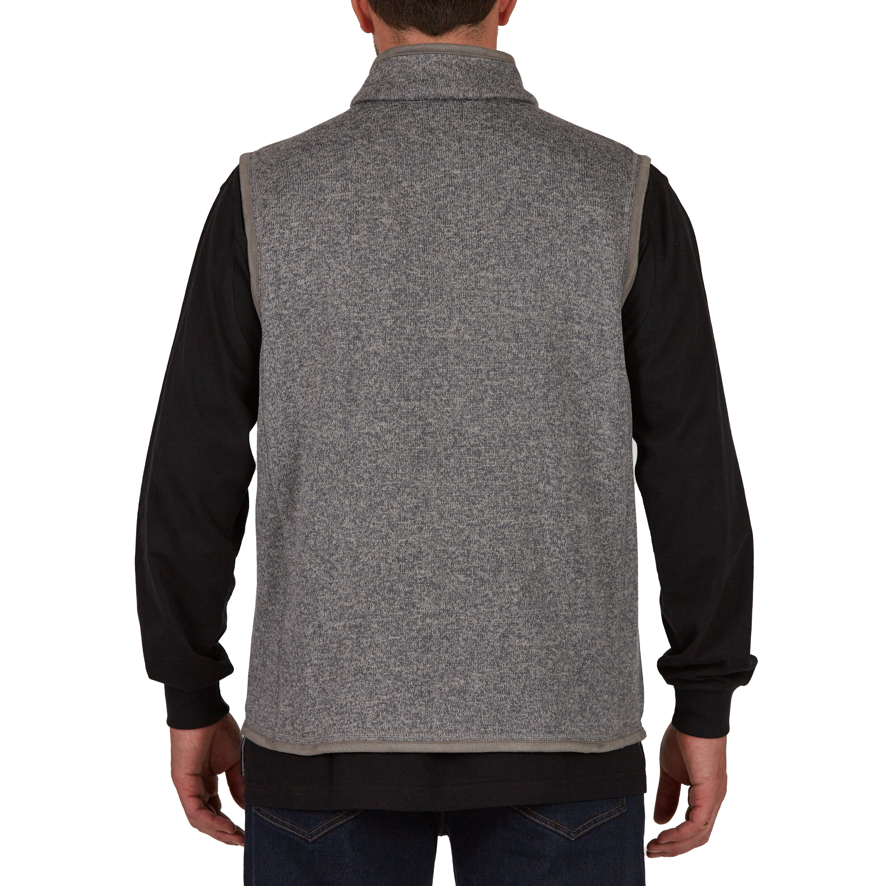 Chamarra de Trabajo de Lana Gris Jaspeado para Hombre de Smith's Workwear (Talla Grande)